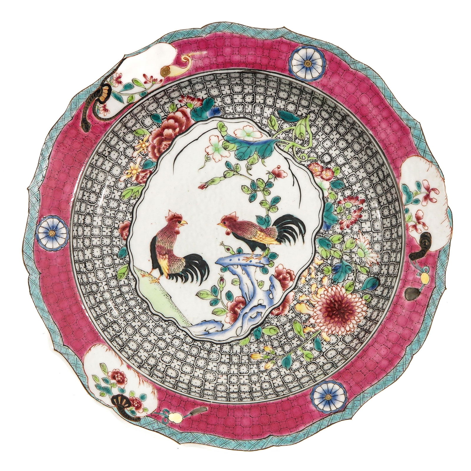 A Ruby Rooster Decor Plate (1 of 5)