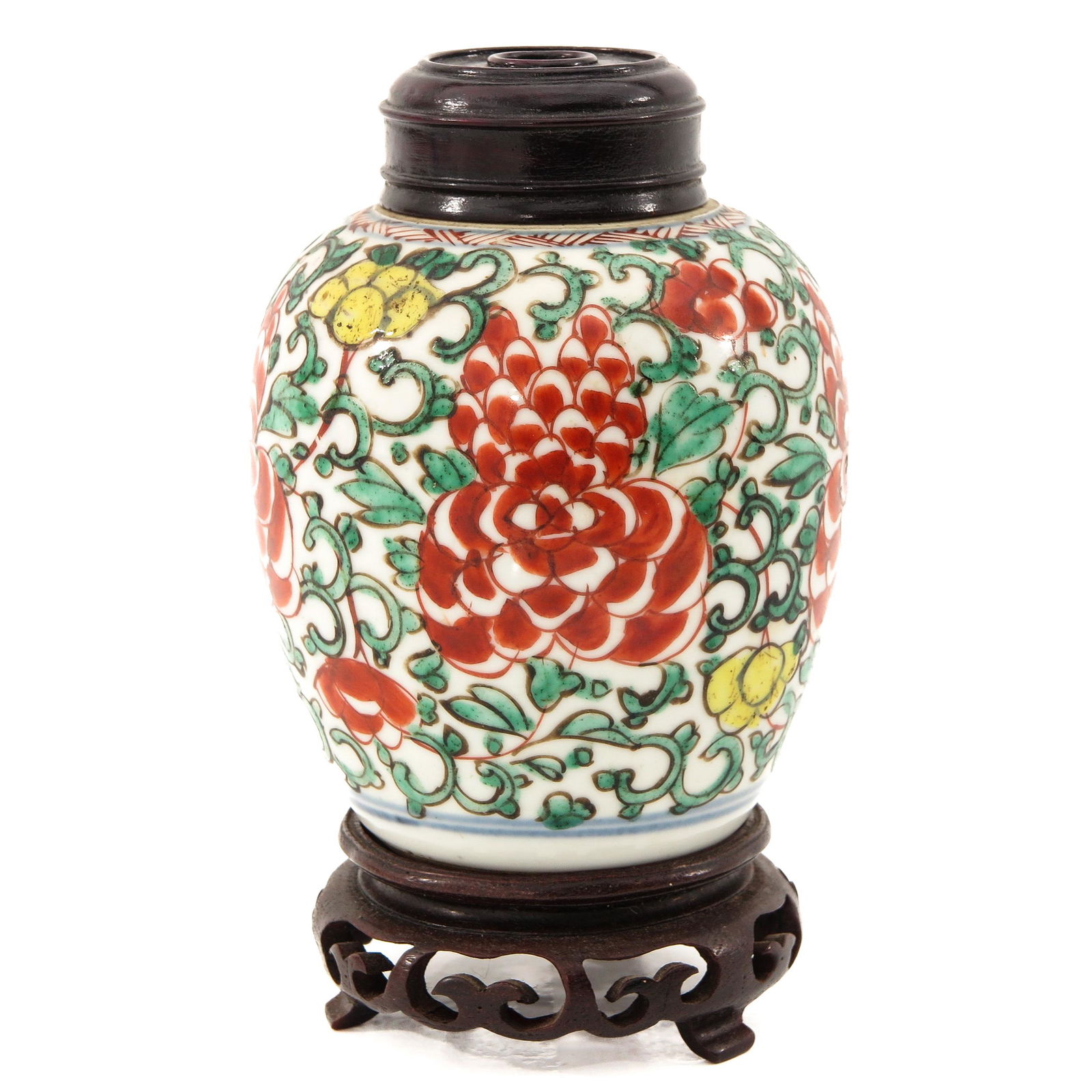 A Wucai  Decor Ginger Jar (1 of 9)