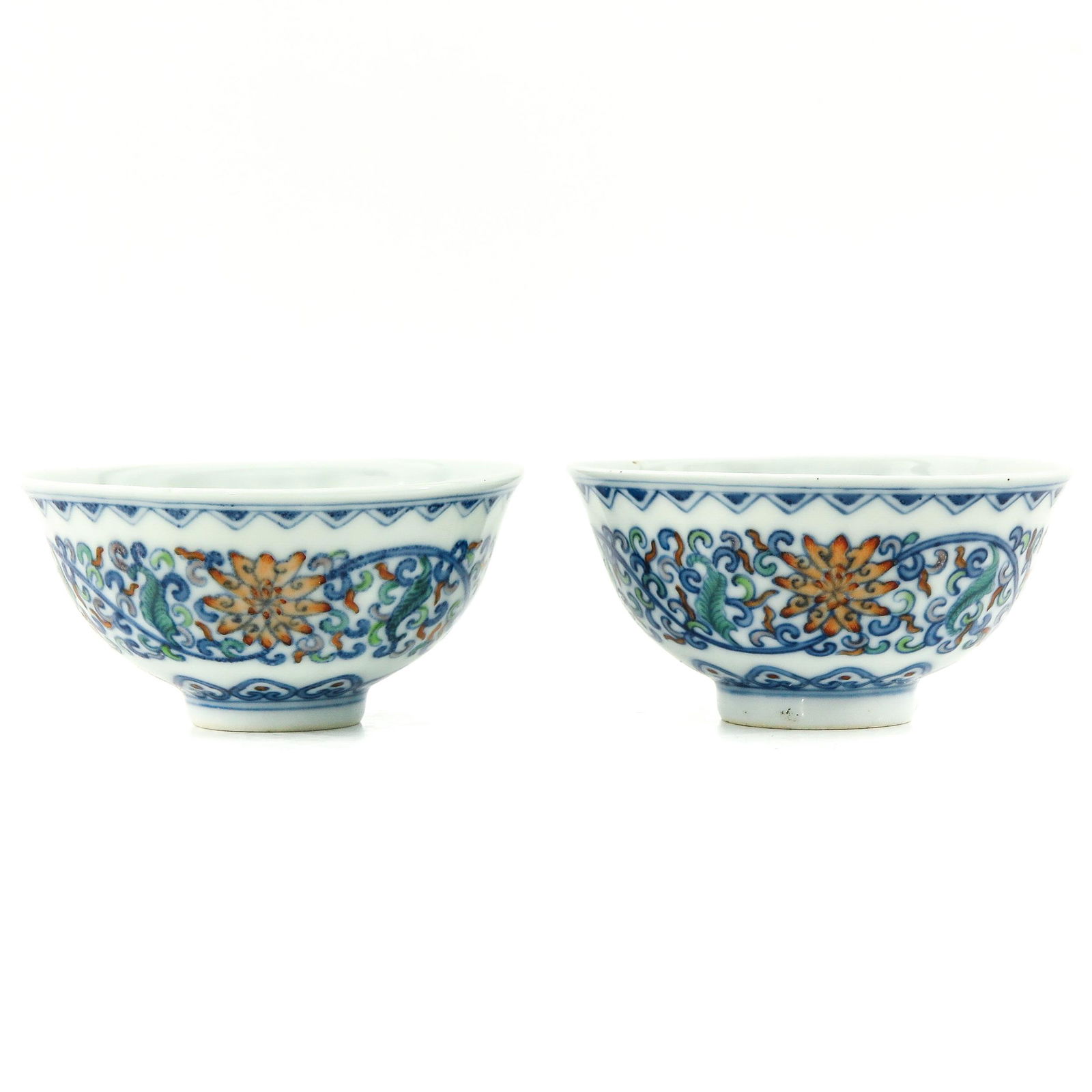 A Pair of Doucai Cups (1 of 9)
