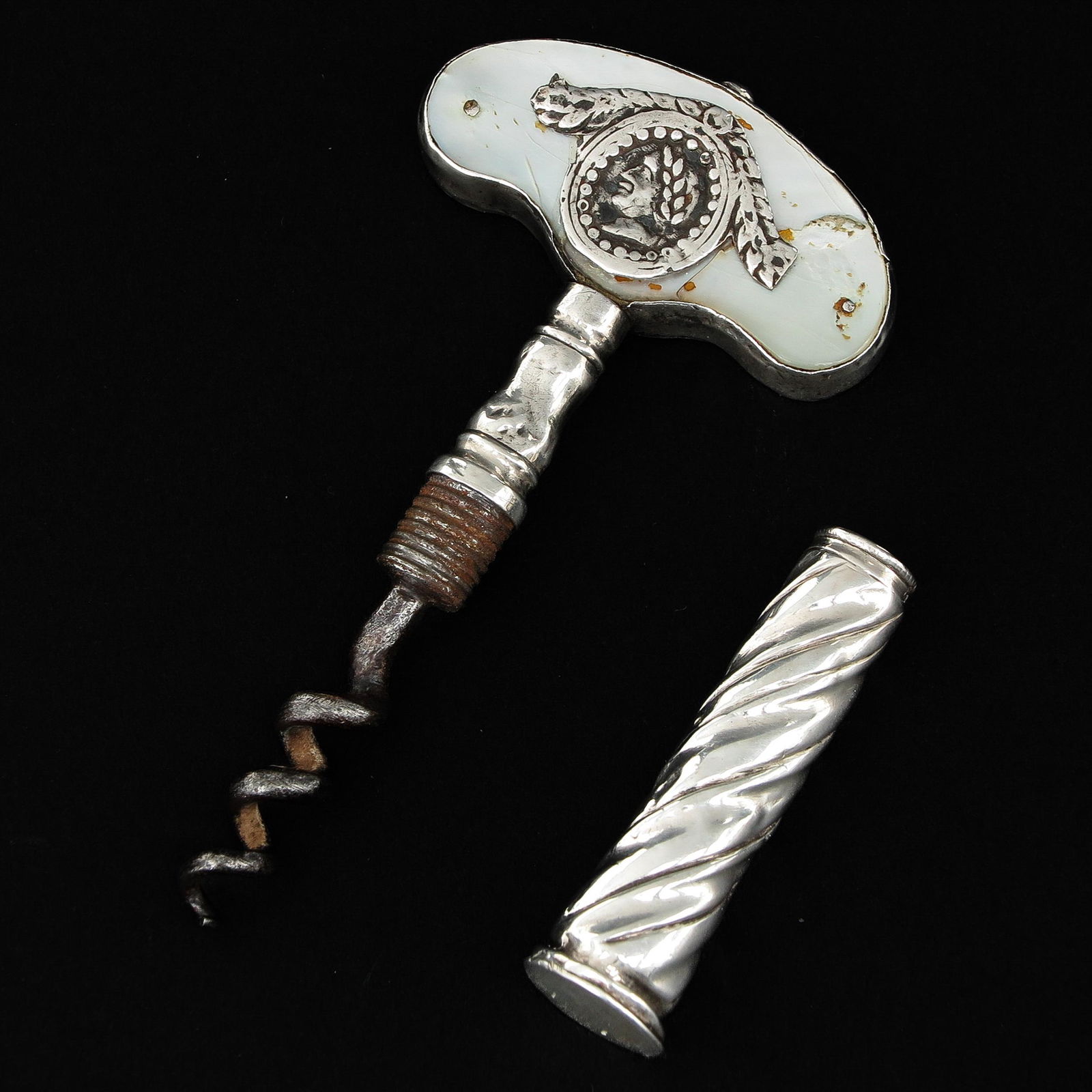 A Silver Corkscrew Auction
