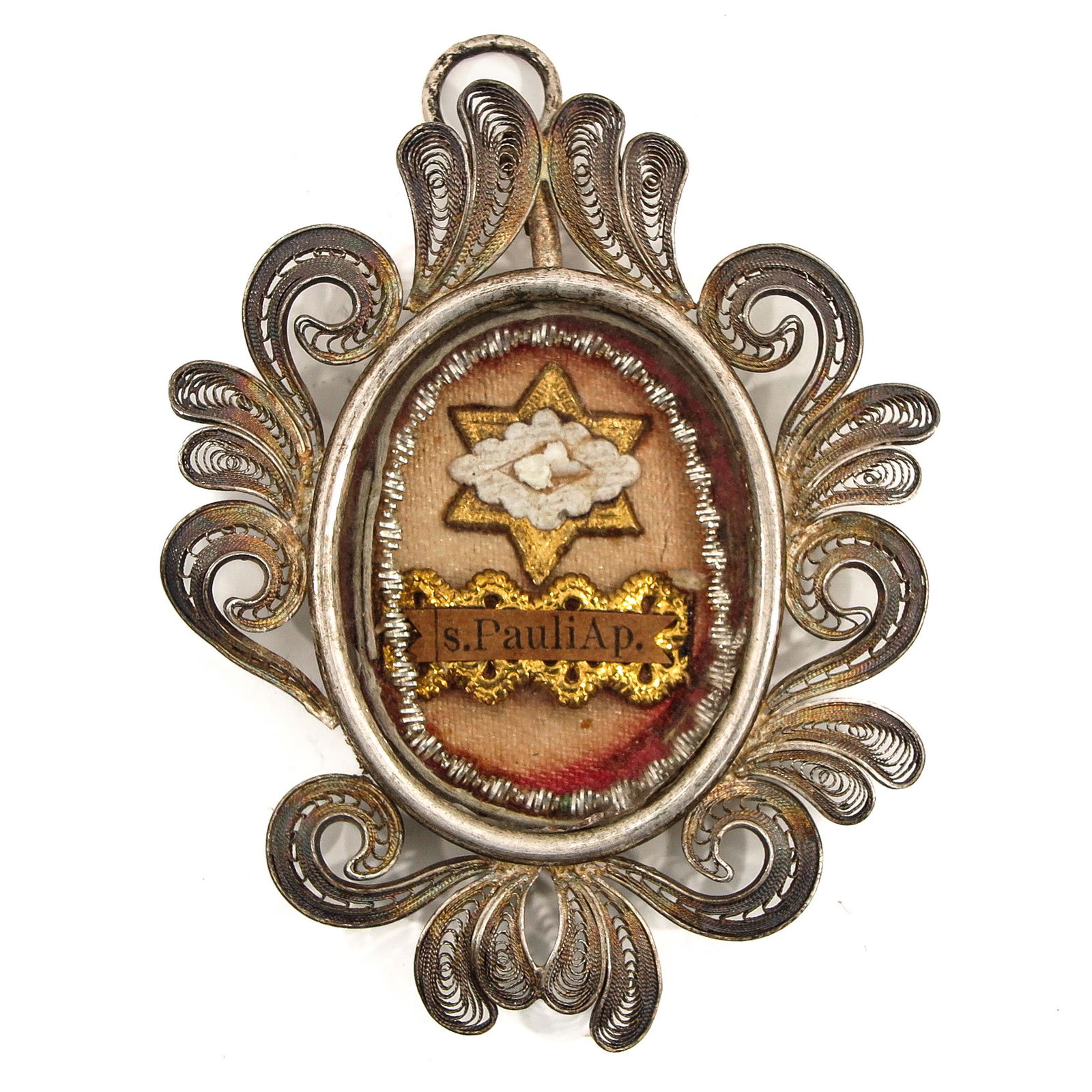 A Silver Filigree Relic Holder (1 of 2)