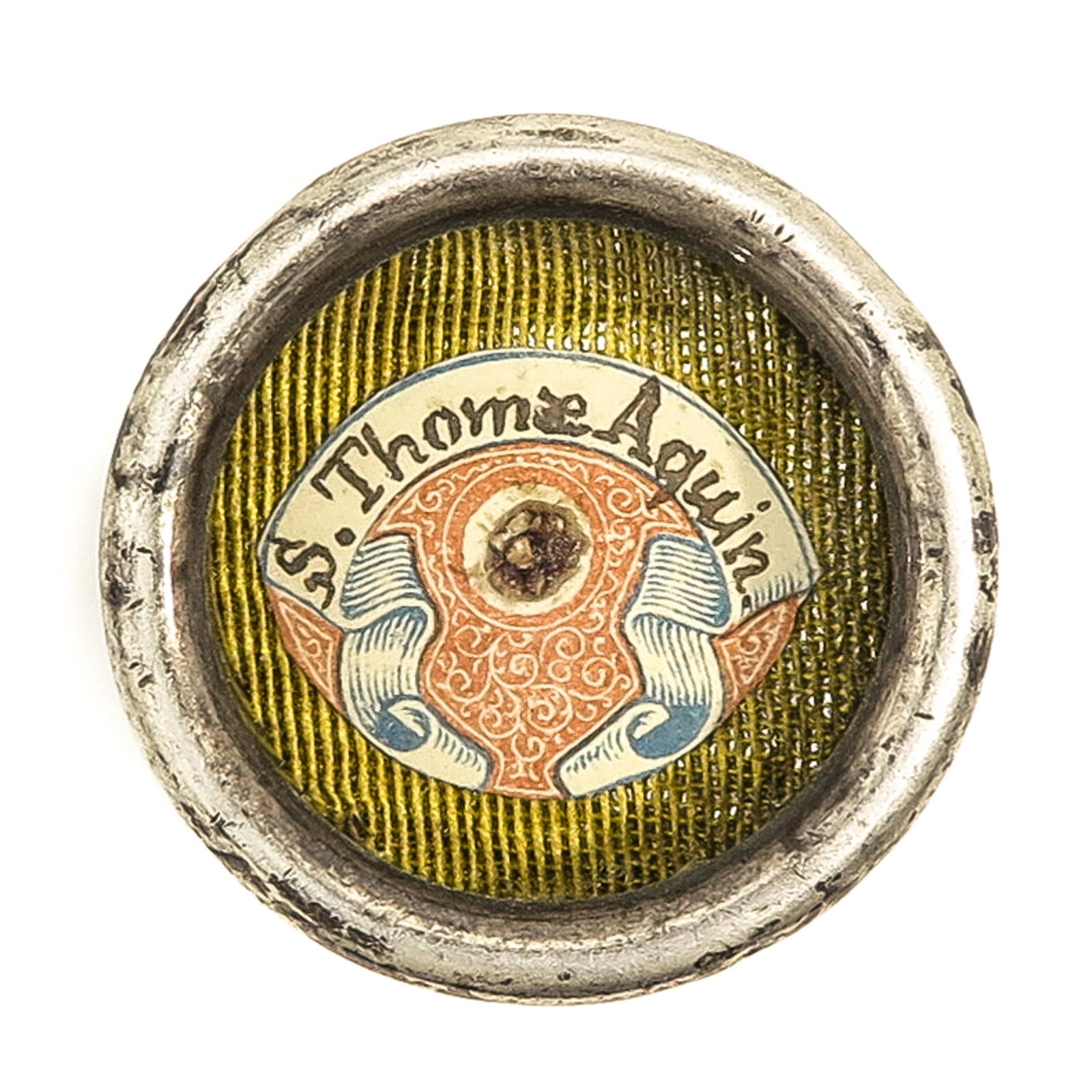 A Relic of Saint Thomas van Aquino with Certificate (1 of 3)