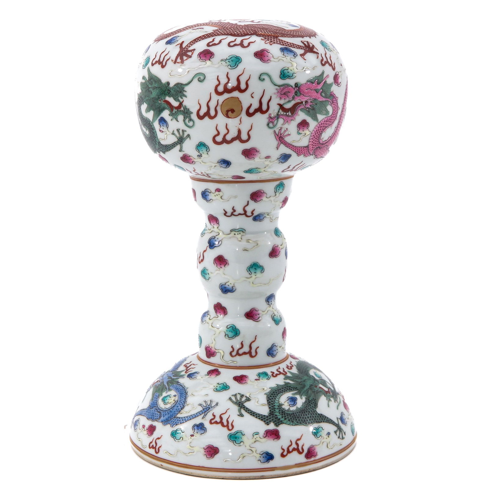 A Polychrome Decor Wig Stand (1 of 10)