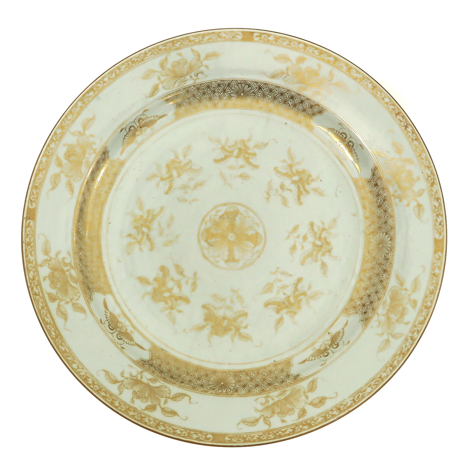 A Gold Gilt Decor Charger (1 of 7)