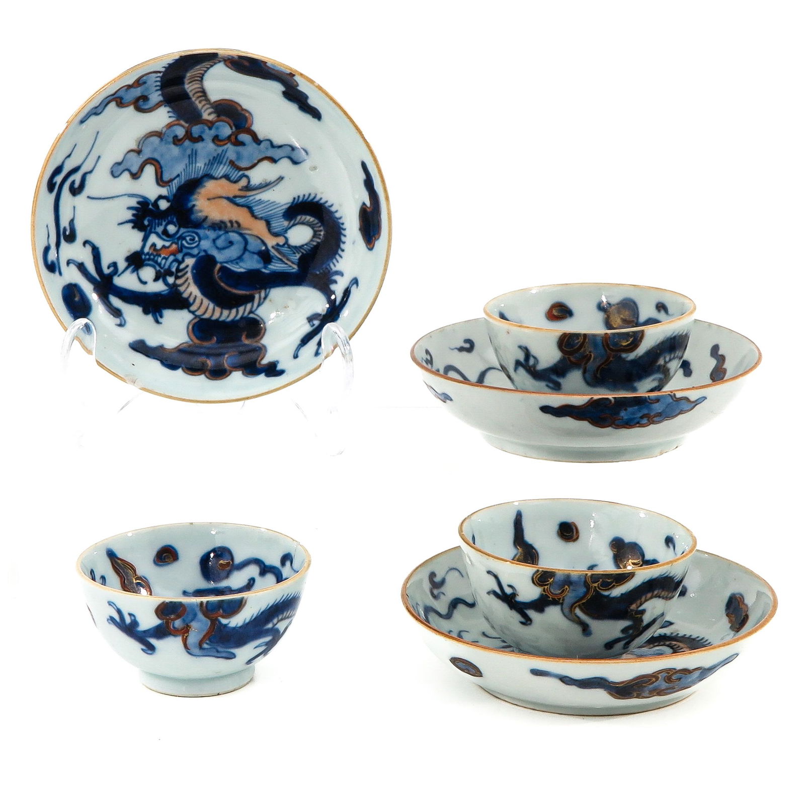 A Series of 3 Cups and Saucers (1 of 10)