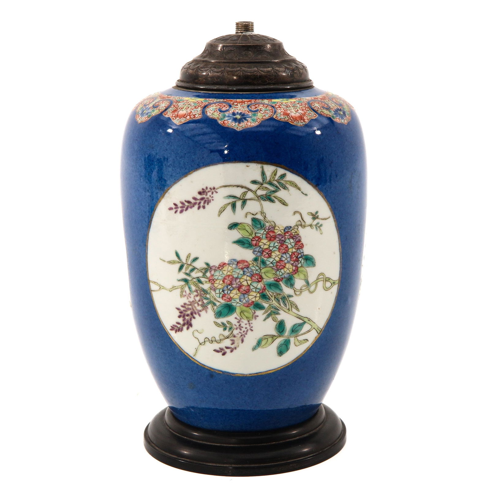 A Powder Blue Lamp Base (1 of 9)