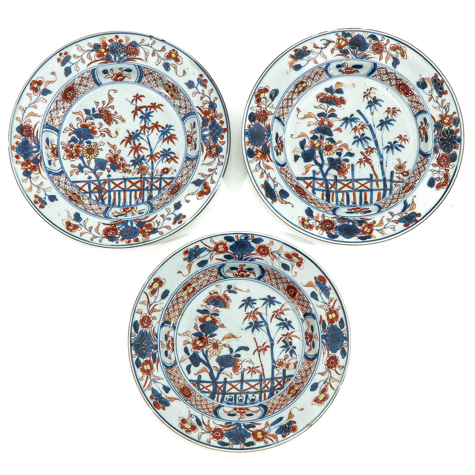 A Series of 3 Imari Plates (1 of 10)