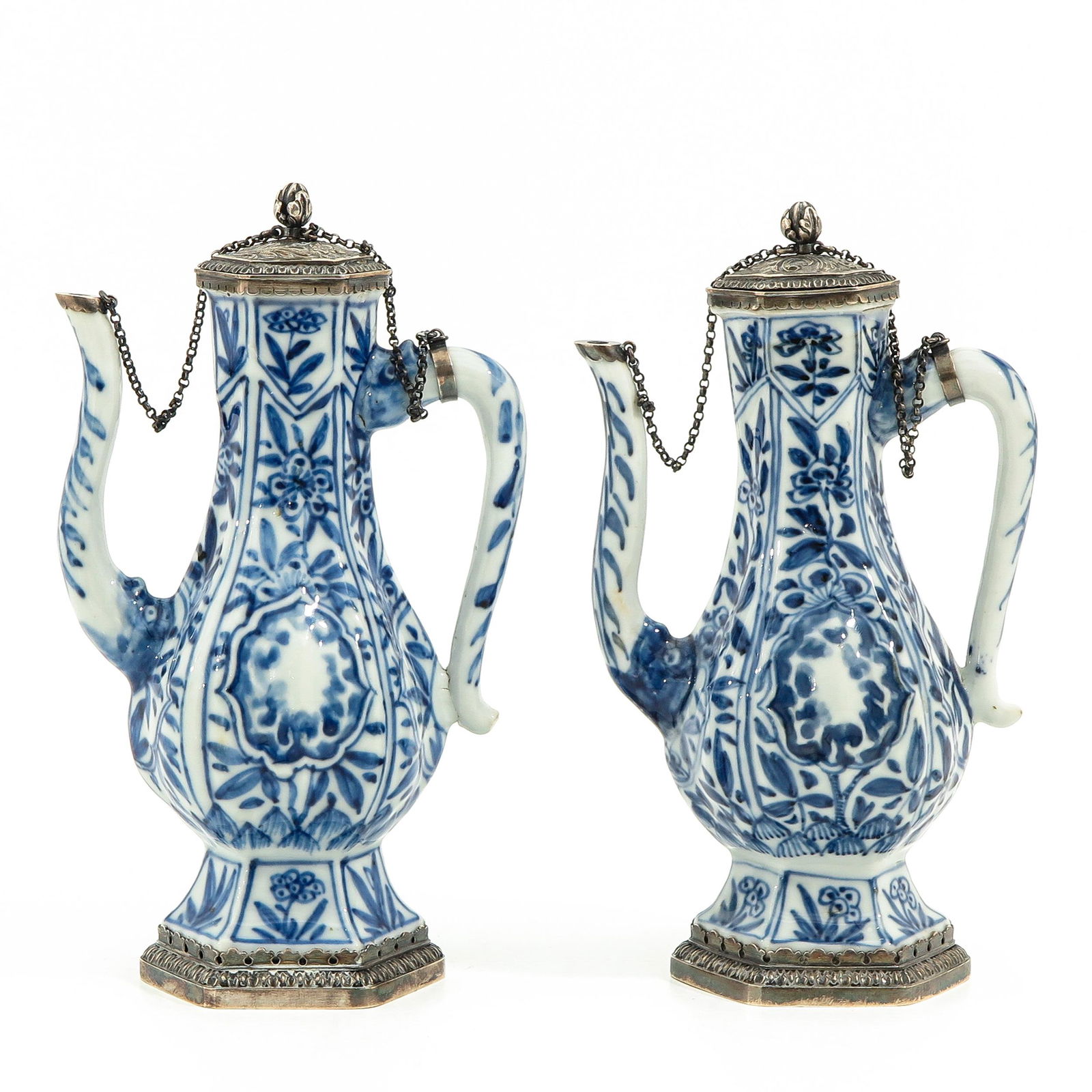 A Pair of  Blue and White Pitchers (1 of 10)
