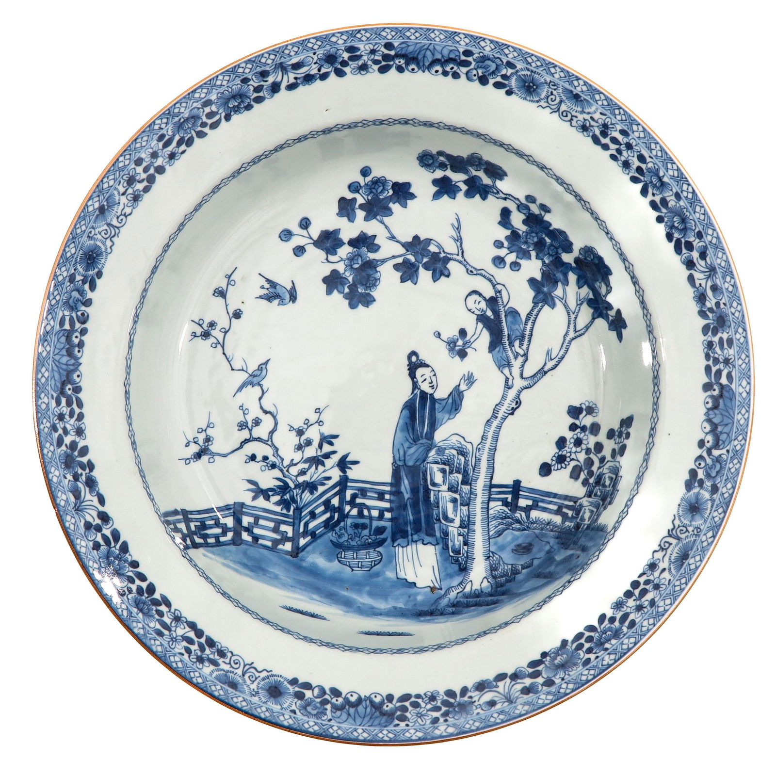 A Blue and White Serving Bowl (1 of 7)