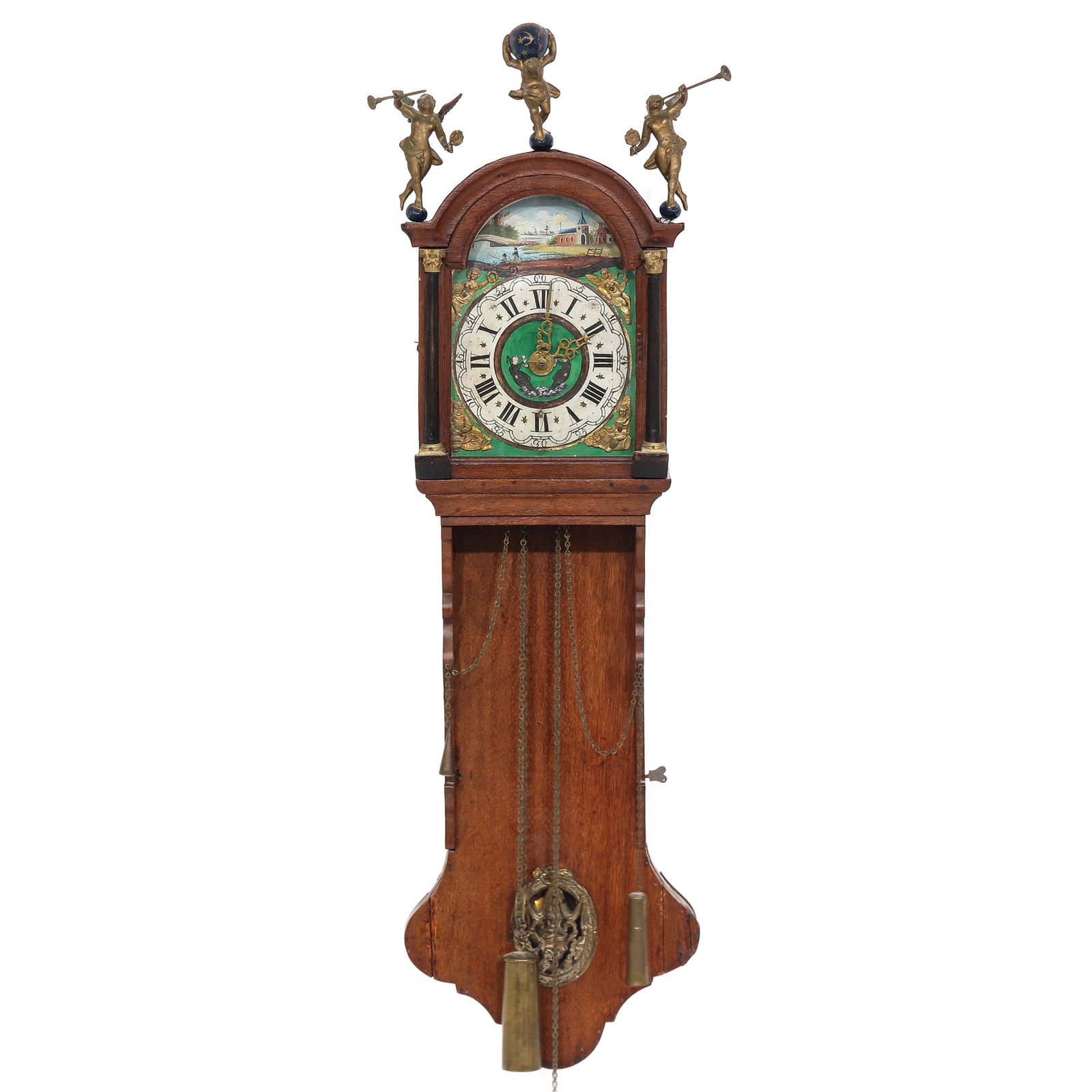 A 19th Century Dutch Wall Clock or Notarisklokje (1 of 9)