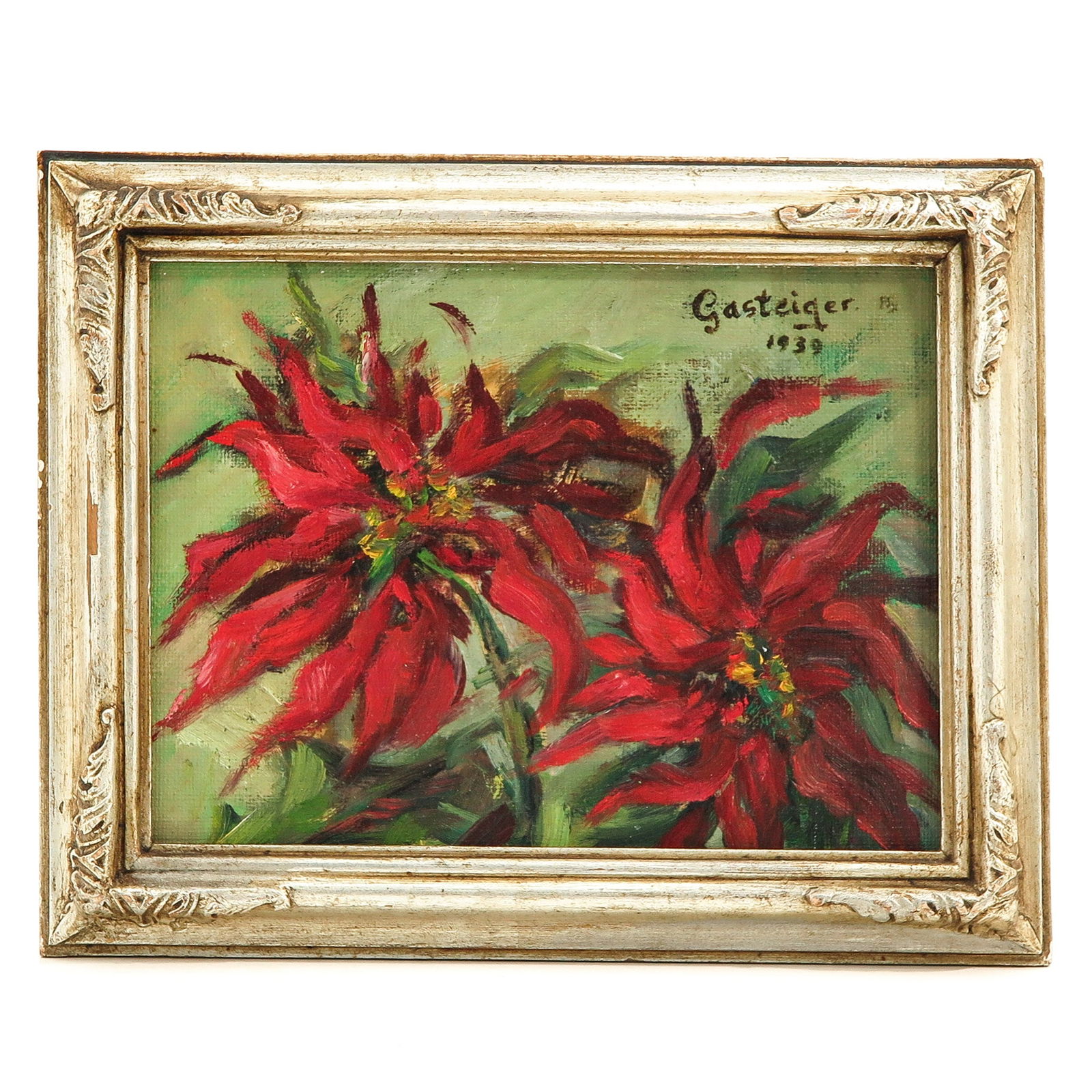 An Oil on Board Signed Gasteiger (1 of 5)