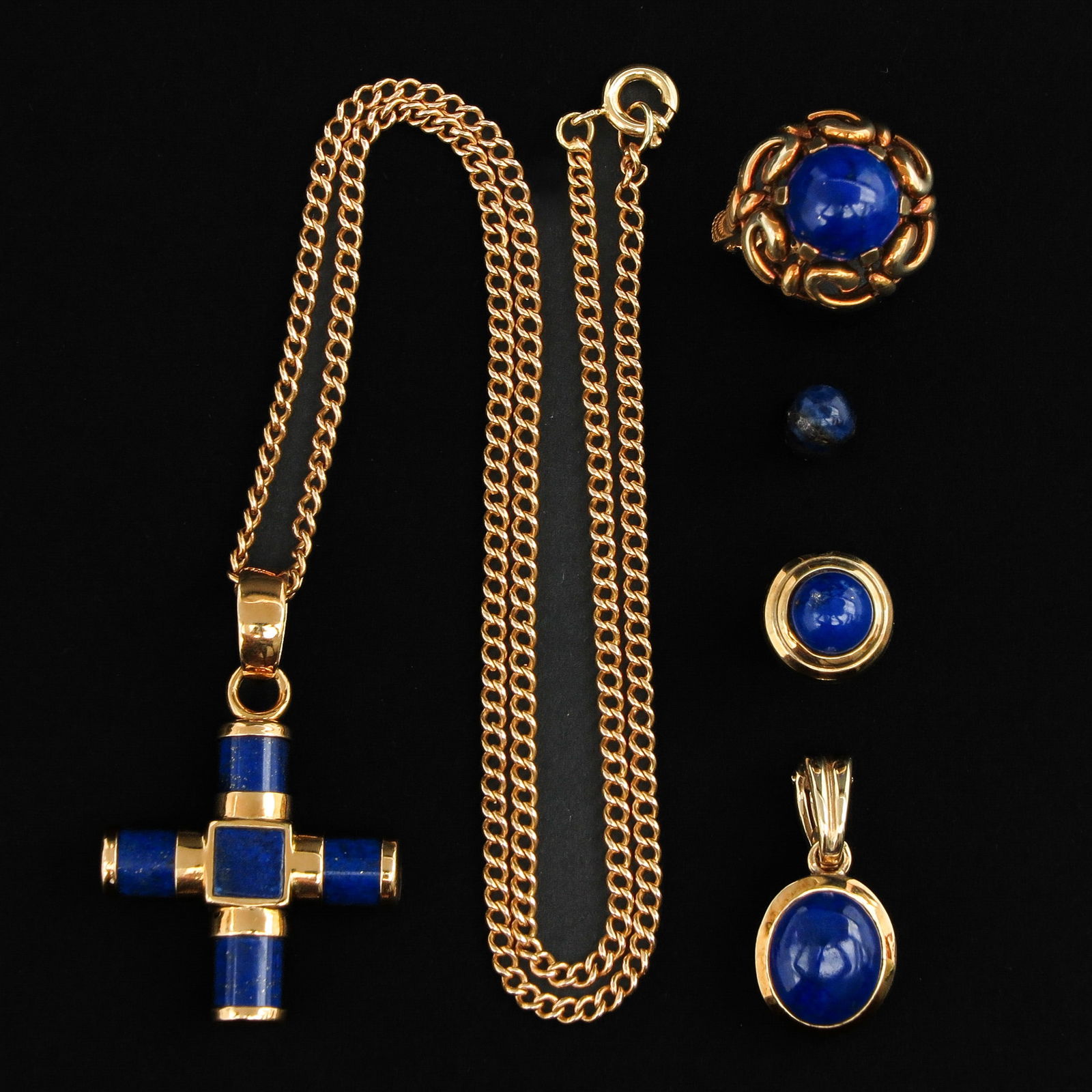 A Collection of Lapis Lazuli Jewelry (1 of 10)