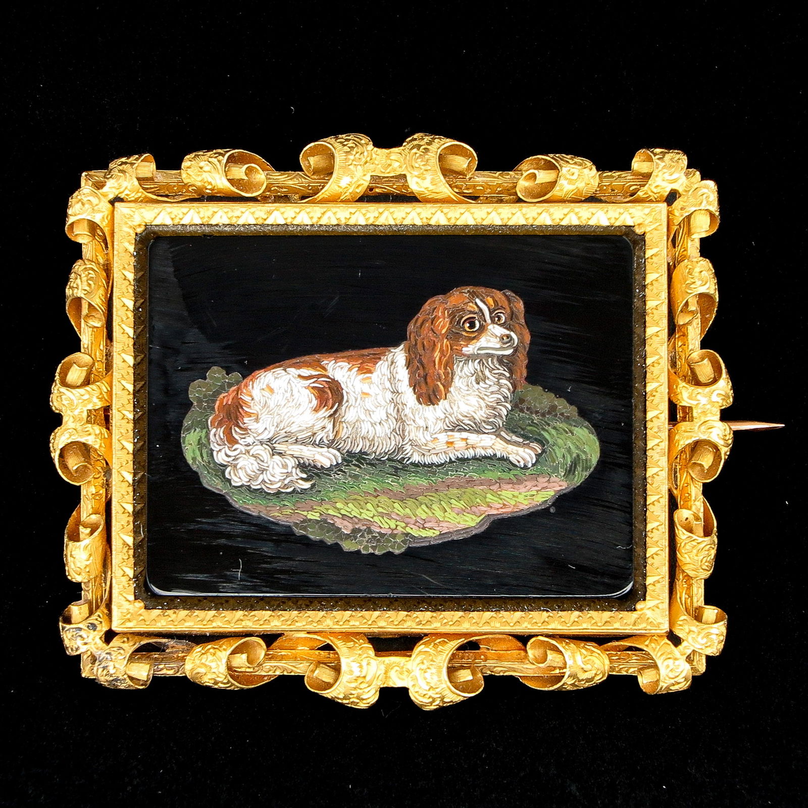 A Beautiful 19th Century Micro Mosaic Brooch (1 of 3)