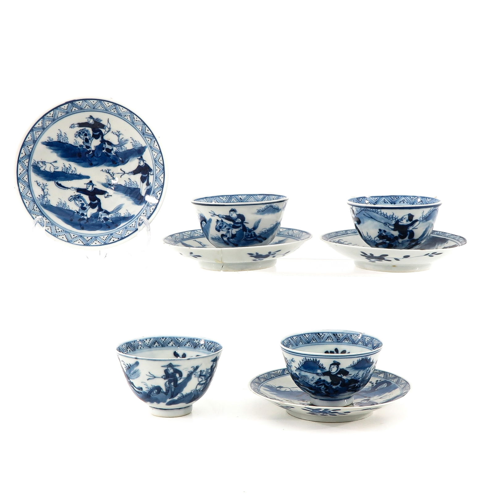 A Collection of 4 Cups and Saucers (1 of 10)