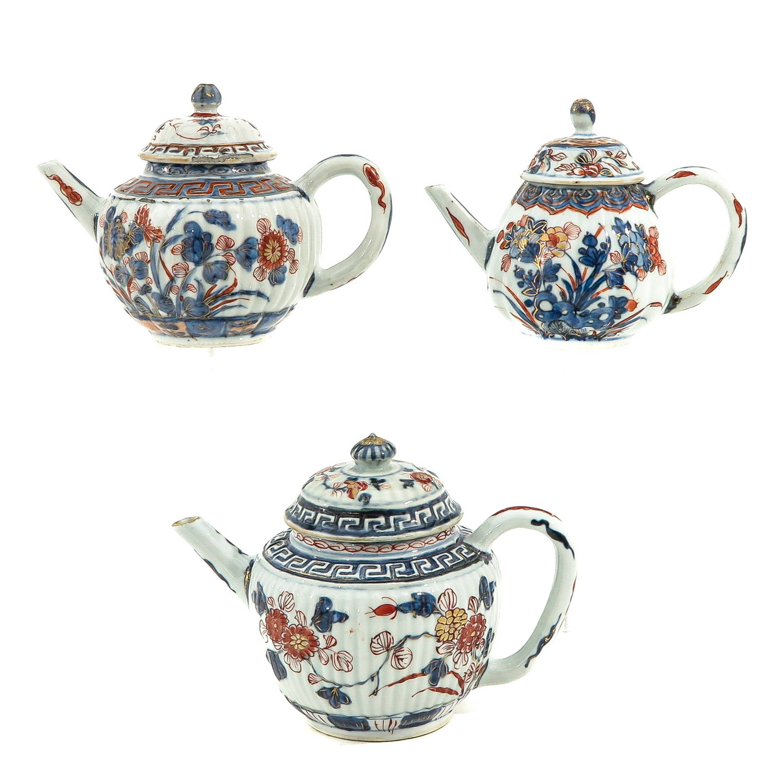 A Collection Of 3 Teapots Auction