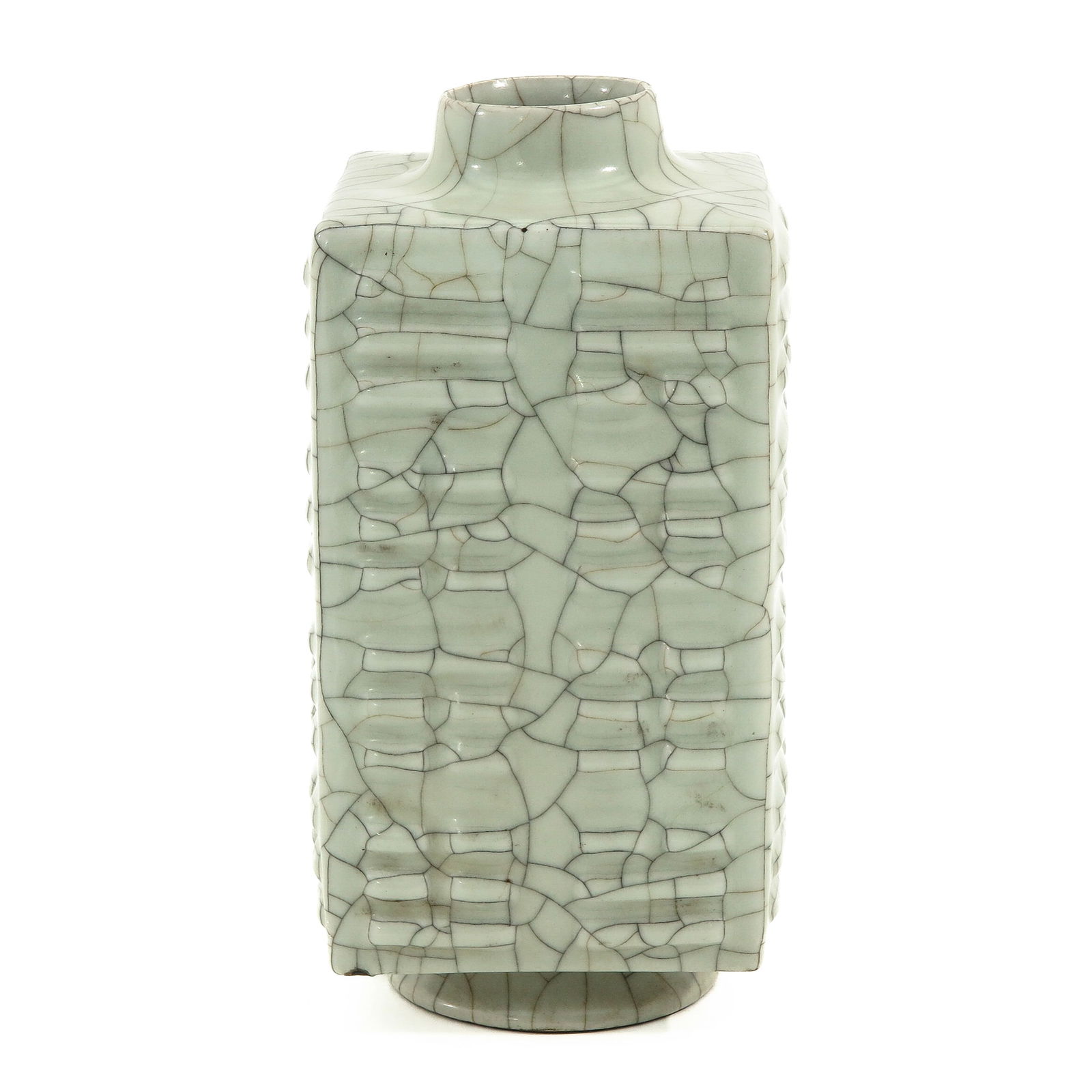 A Celadon Crackle Decor Kong Vase (1 of 10)