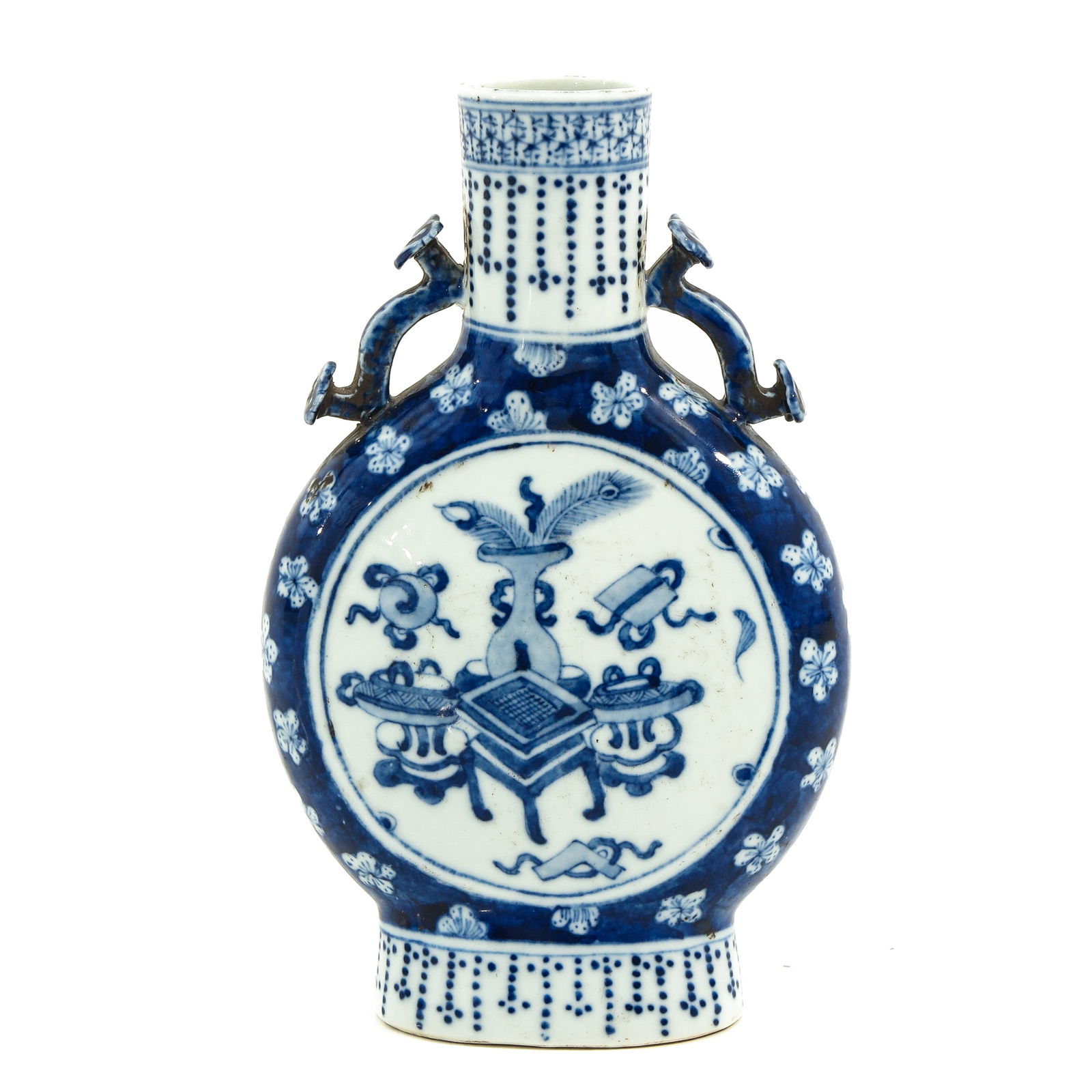 A Blue And White Moon Vase Auction