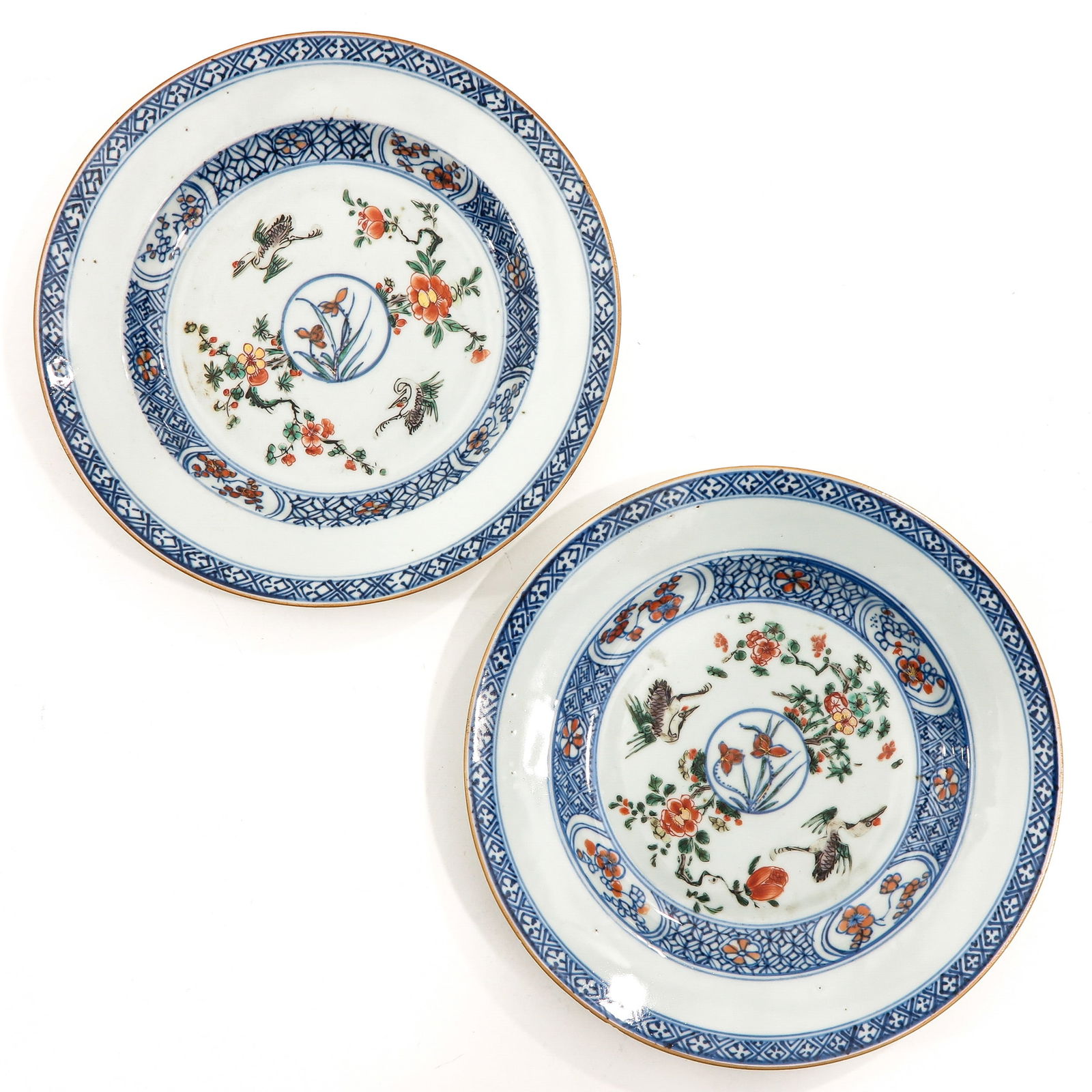 A Pair of Doucai Decor Plates (1 of 9)