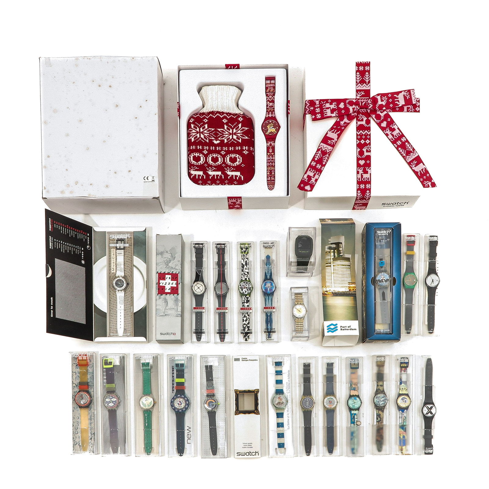 A Collection of 20 Swatch Watches: Including SUOB402, XX-Rated.