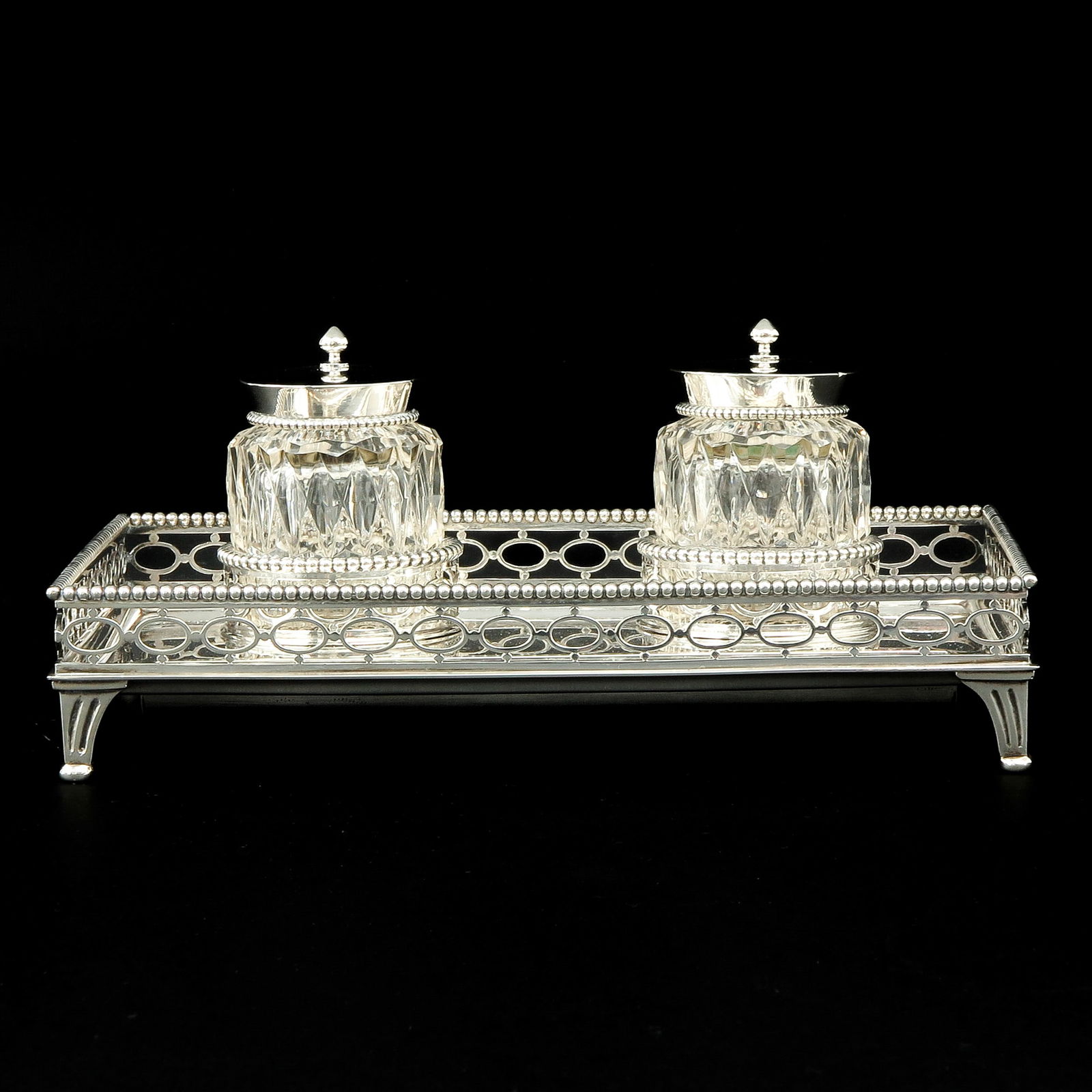 A 1st Degree Silver Ink Stand (1 of 9)