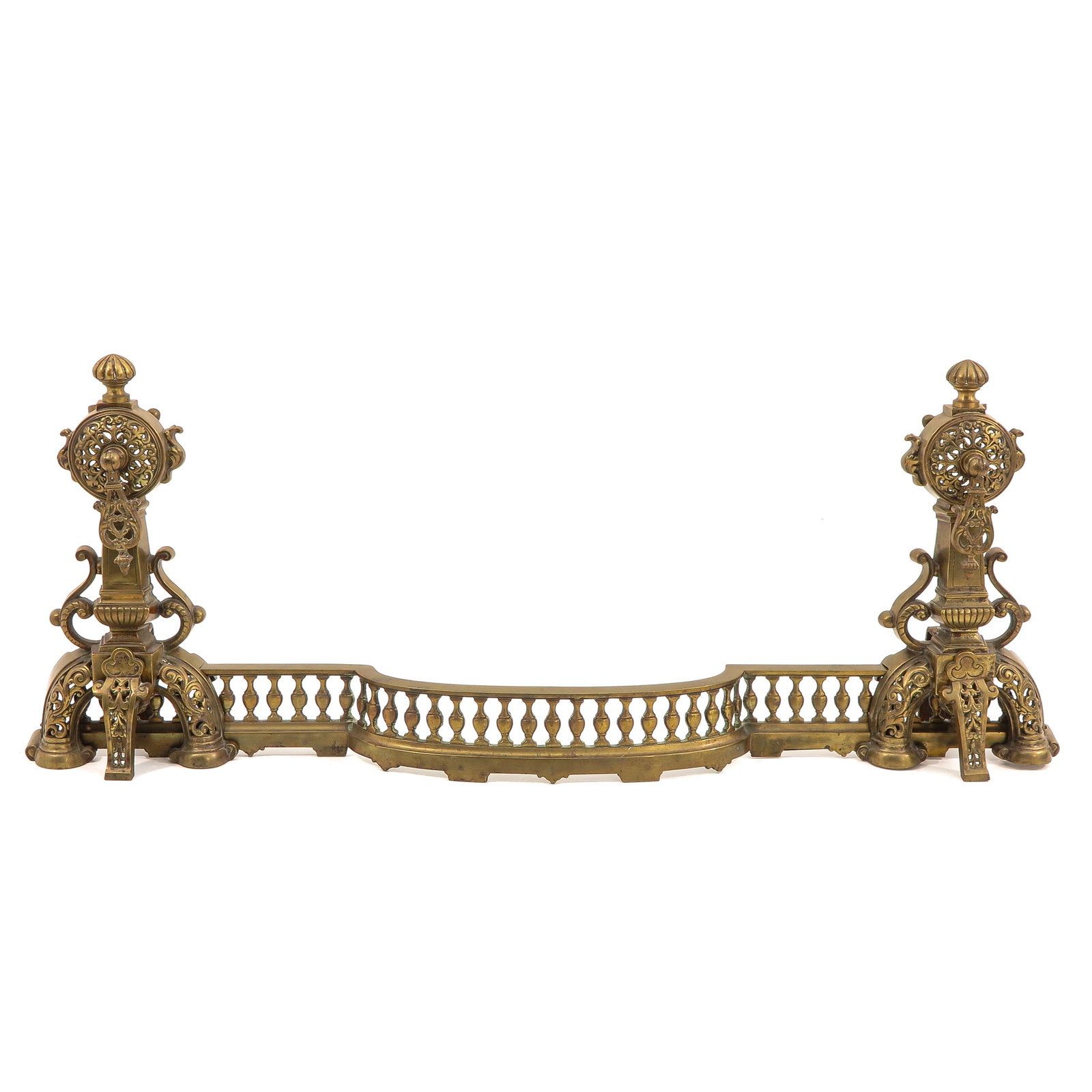 A 19th Century Bronze Hearth piece: bronze, 19th century, width 102 cm.