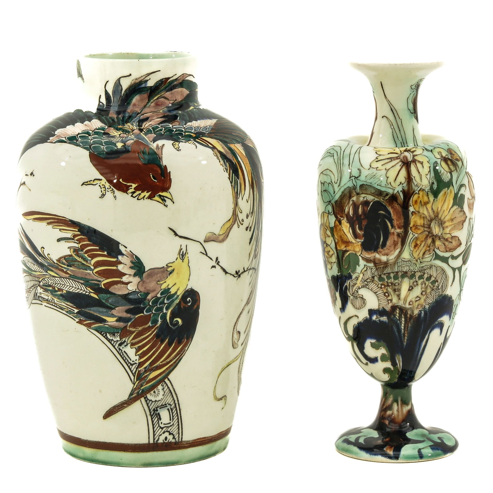 A Lot of 2 Rozenburg Vases (1 of 10)