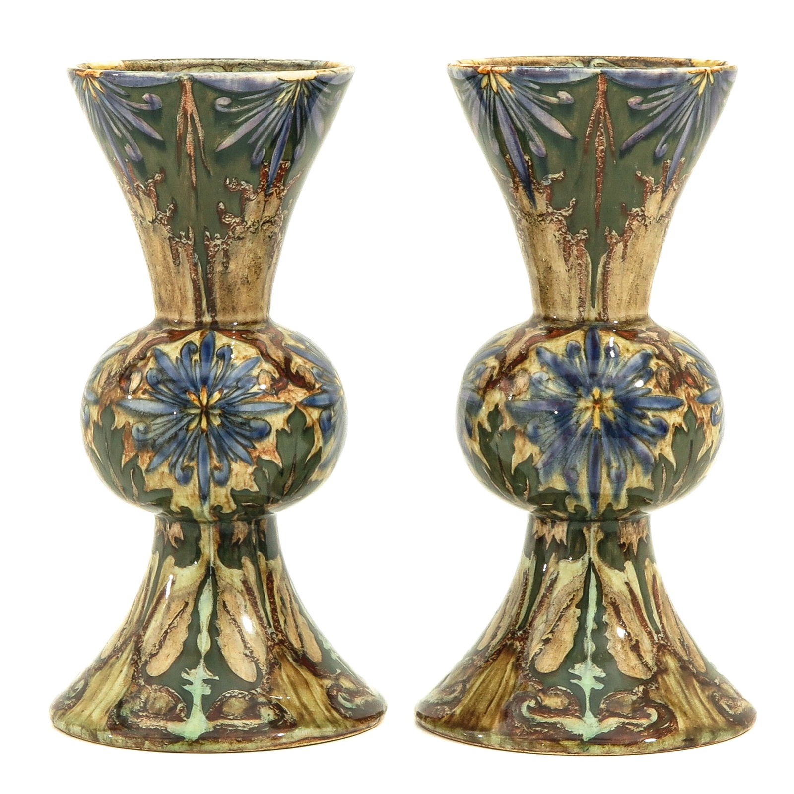 A Pair of Rozenburg Vases (1 of 8)