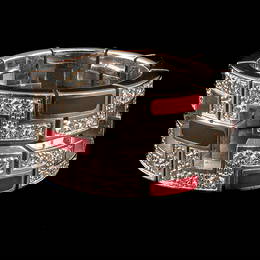 An 18KG Cartier Kiss of the Dragon Ring