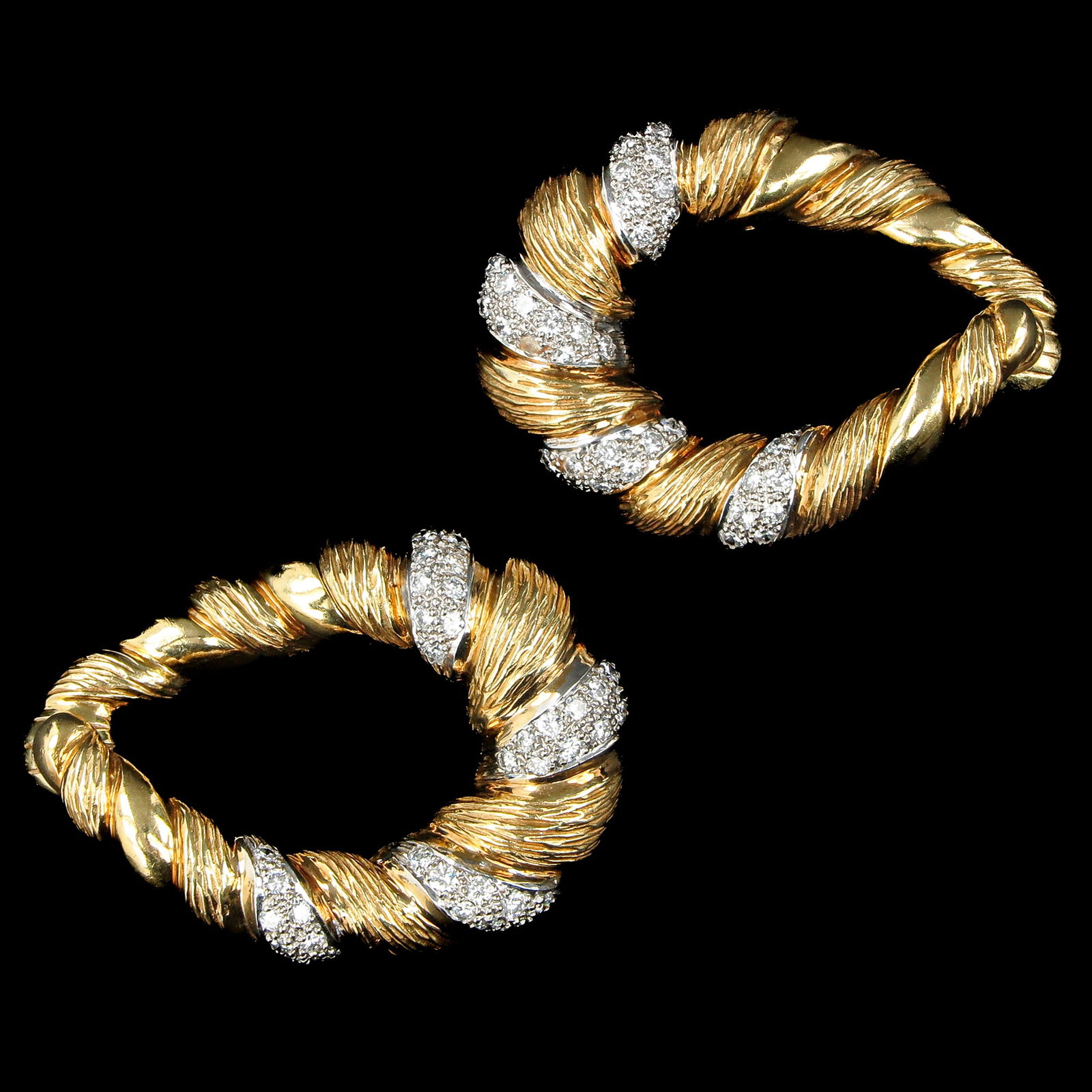 A Pair of Diamond Earrings (1 of 3)