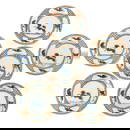 A Series of 6 Leaping Pekinese Plates