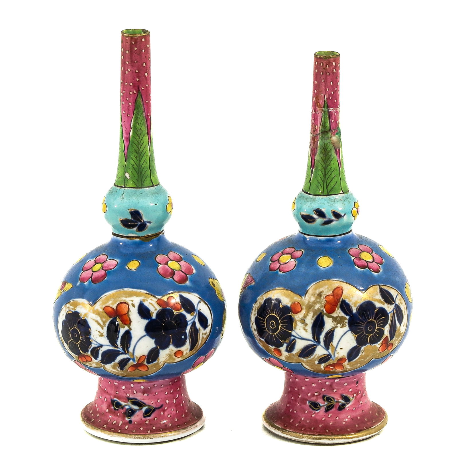 A Pair of Famille Rose Rose Water Droppers (1 of 10)