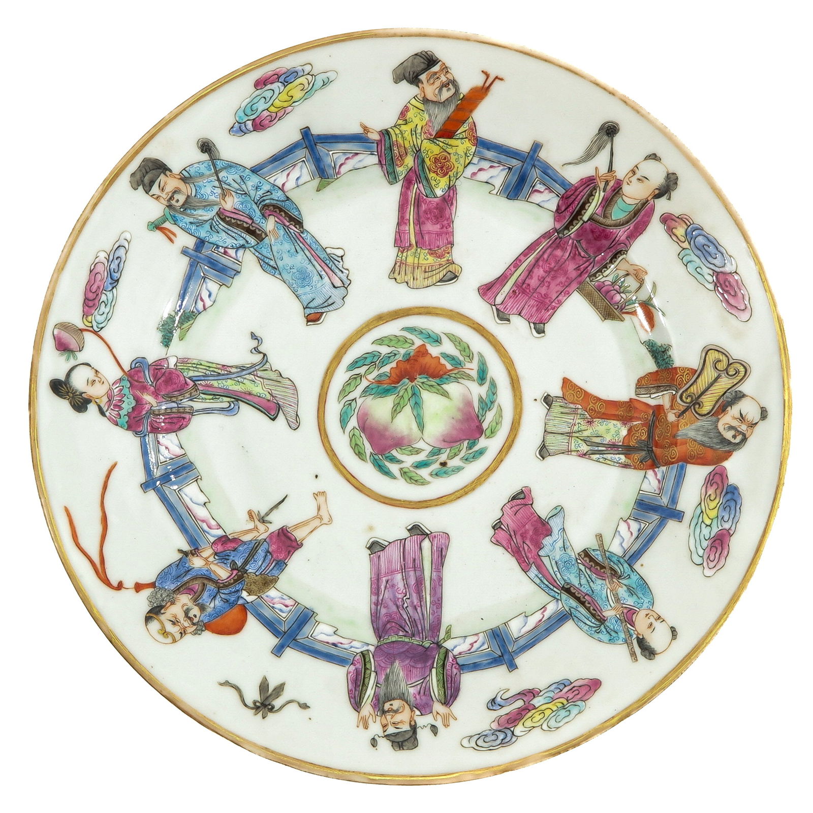 A Famille Rose Plate (1 of 6)