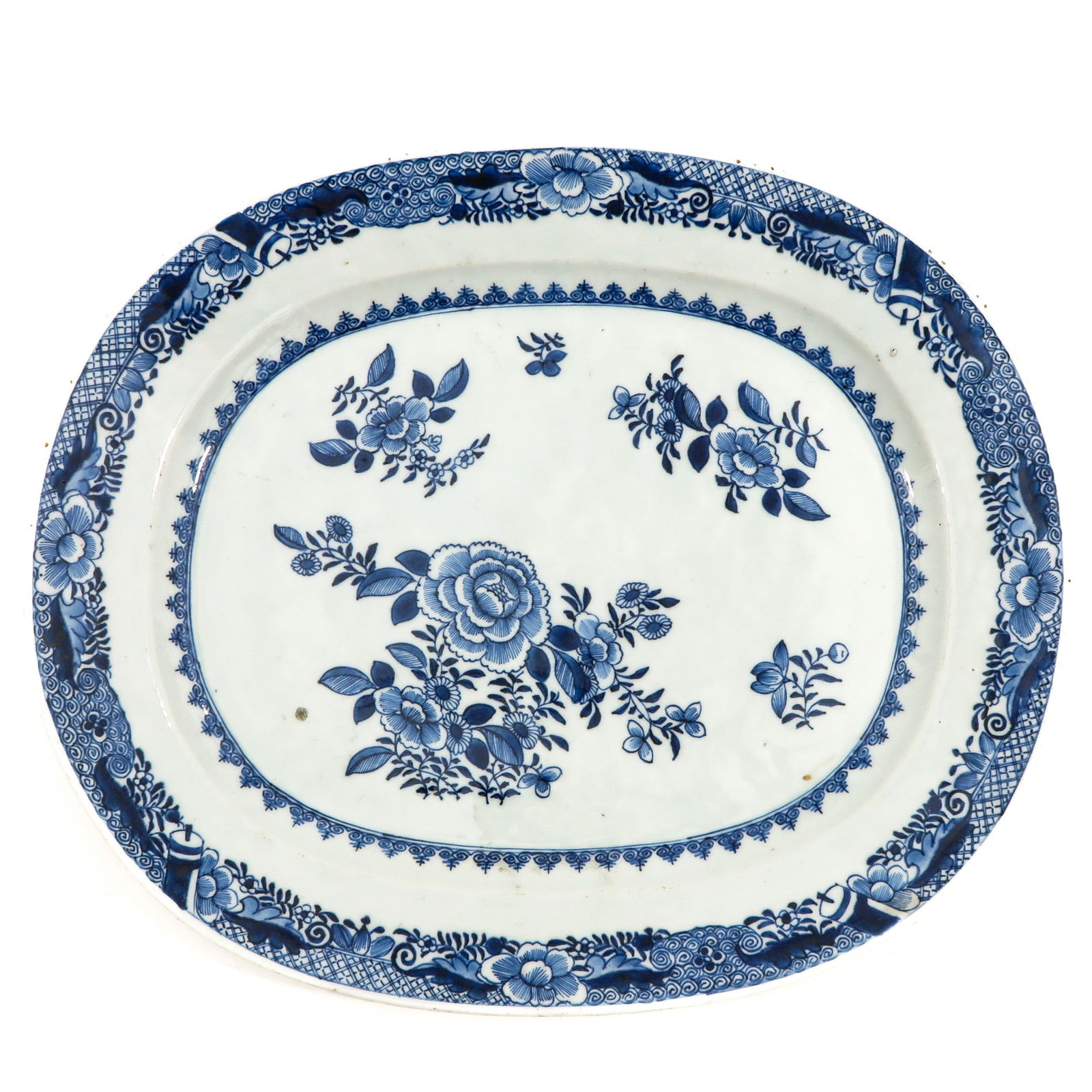 A Blue and White Serving Tray (1 of 5)