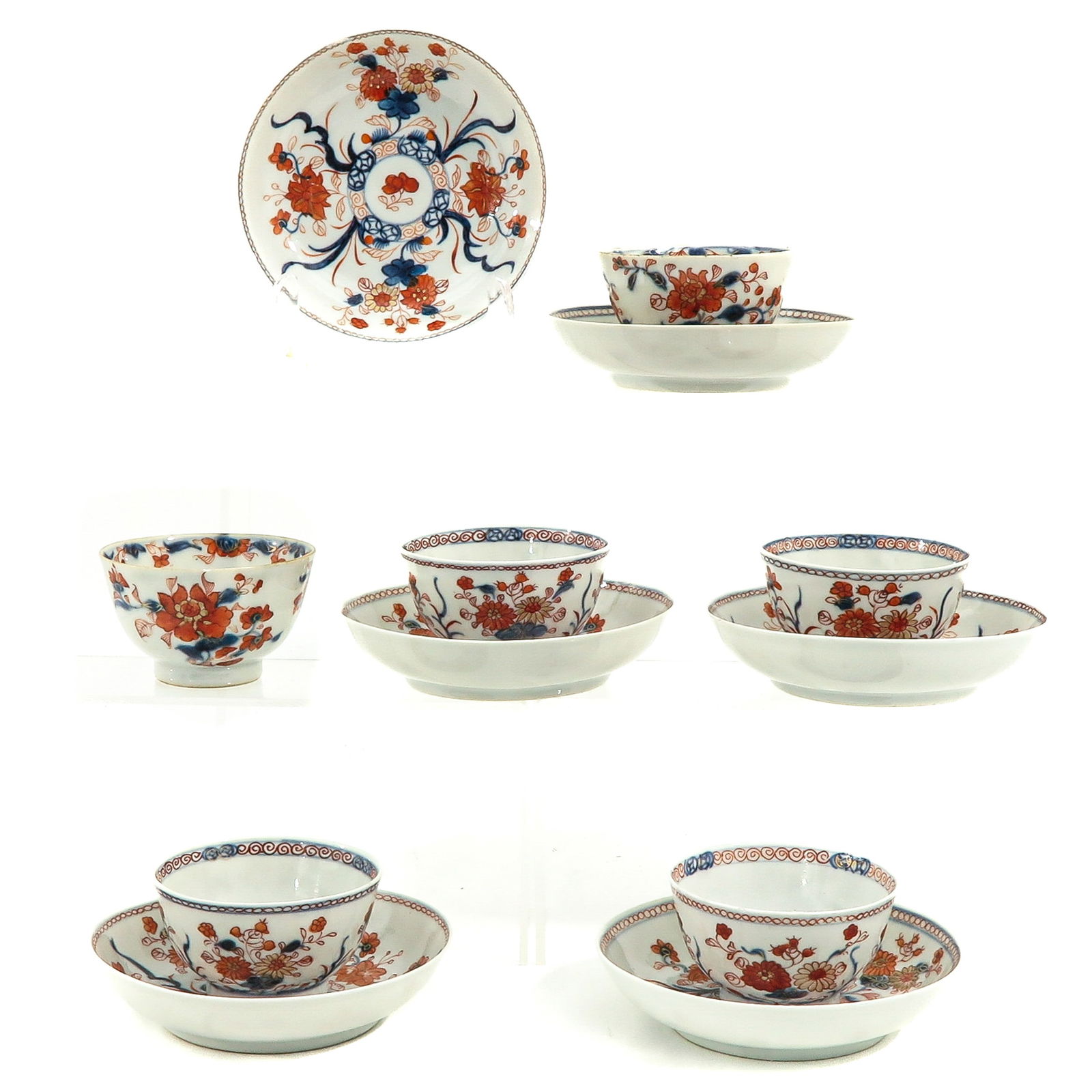 A Collection of 6 Cups and Saucers (1 of 10)