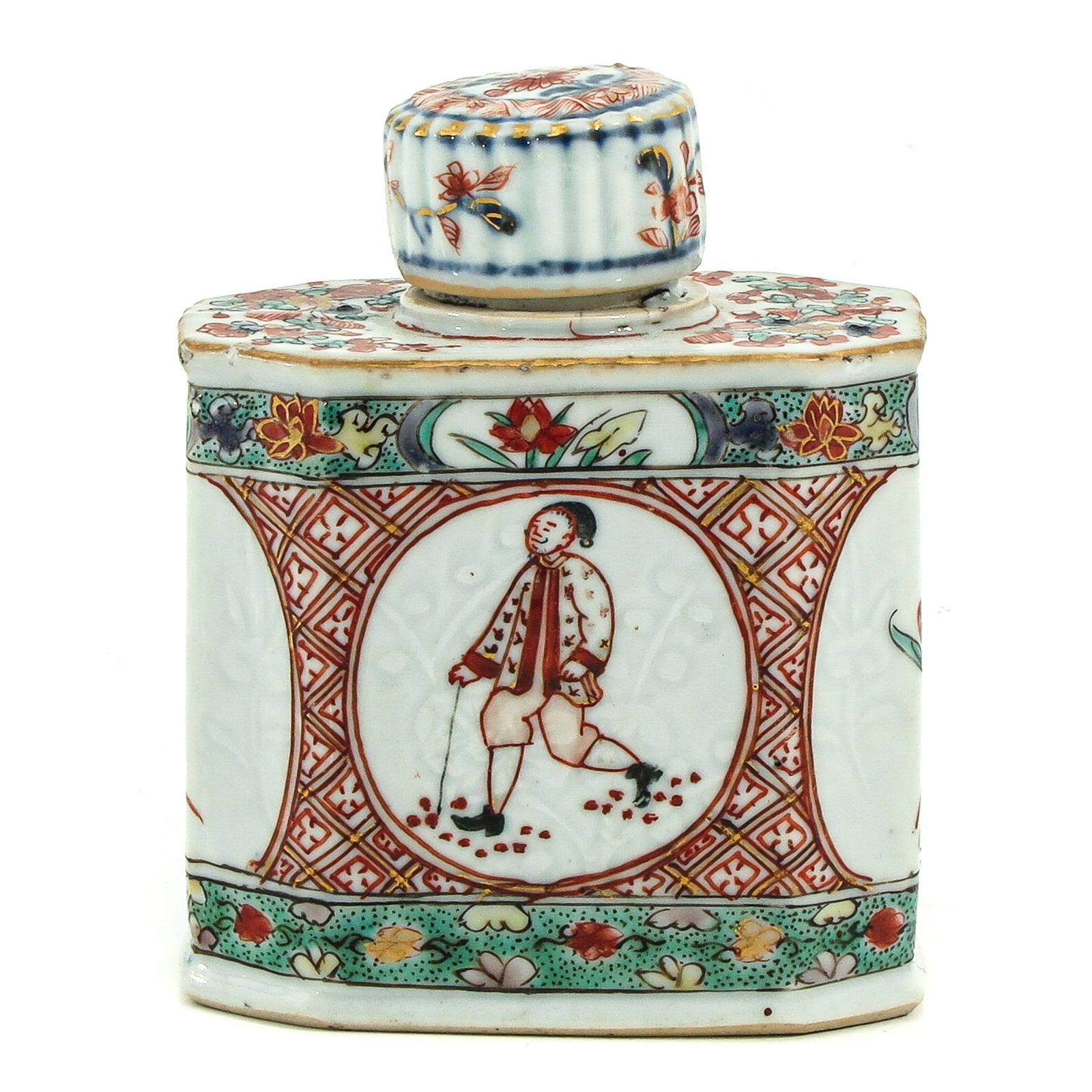 A Polychrome Decor Tea Box (1 of 9)