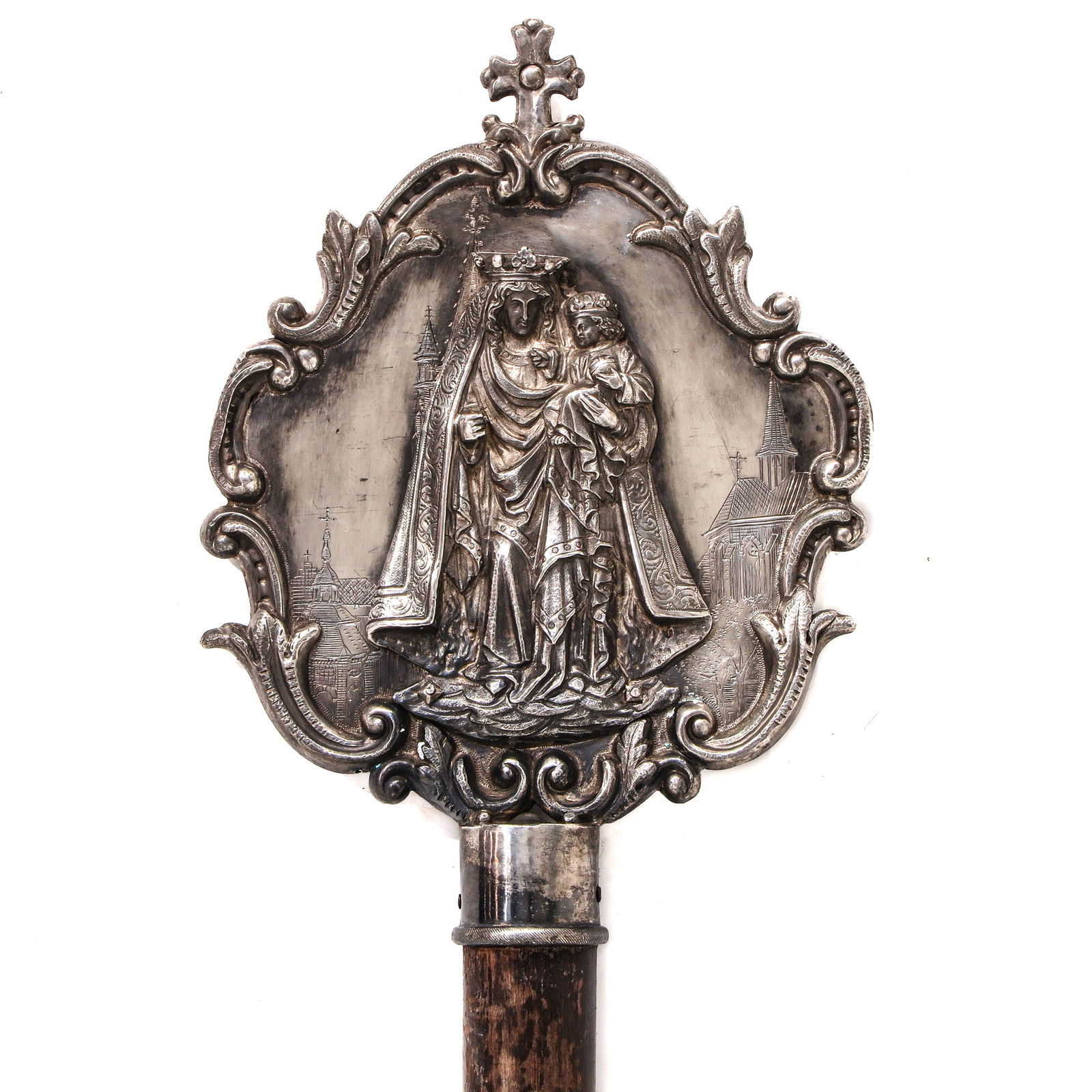 A Dutch Silver Processional Cross (1 of 8)