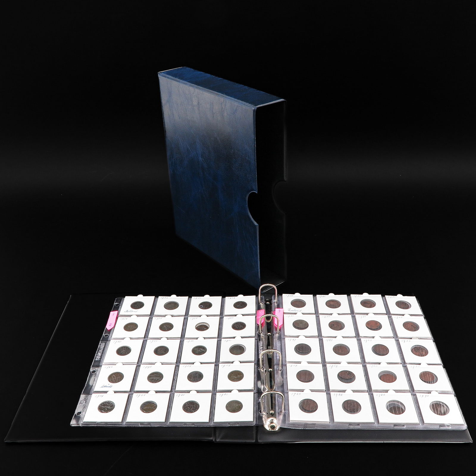 A Album of Coins: Various coins, including Scheepjesschelling, 6 stuivers, 1791, Zeeland