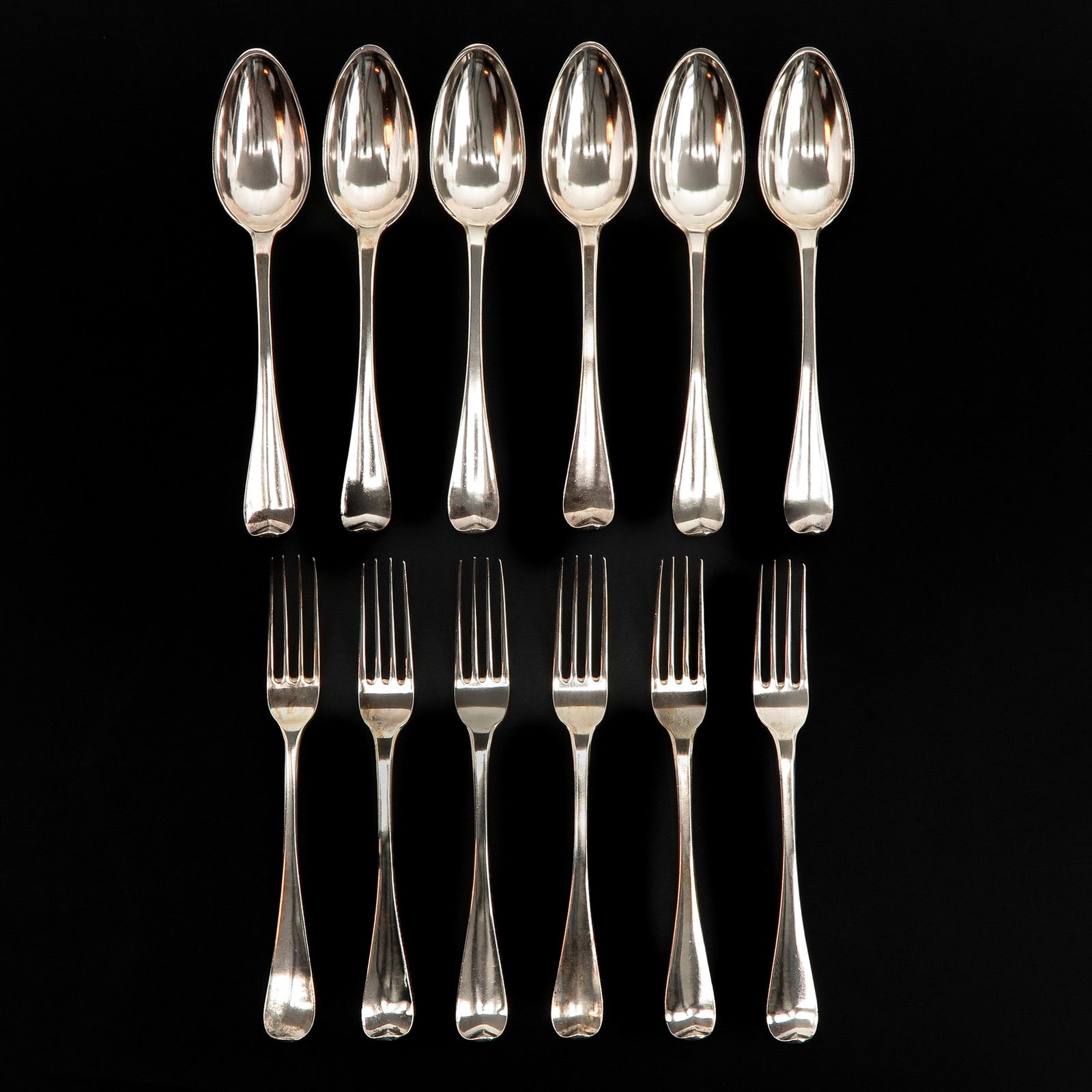 A Dutch Silver Cutlery Set (1 of 5)