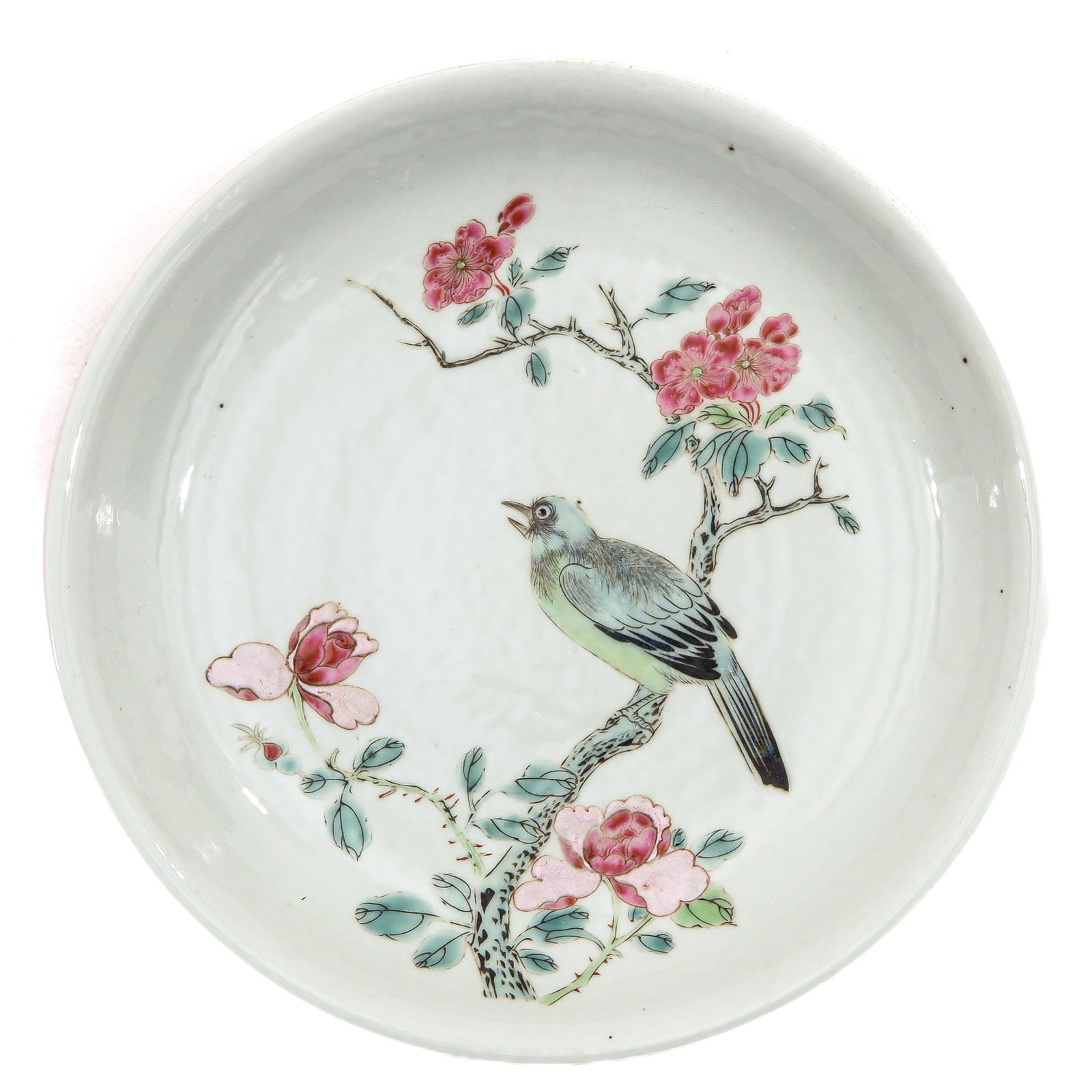 A Famille Rose Ruby Back Dish (1 of 6)