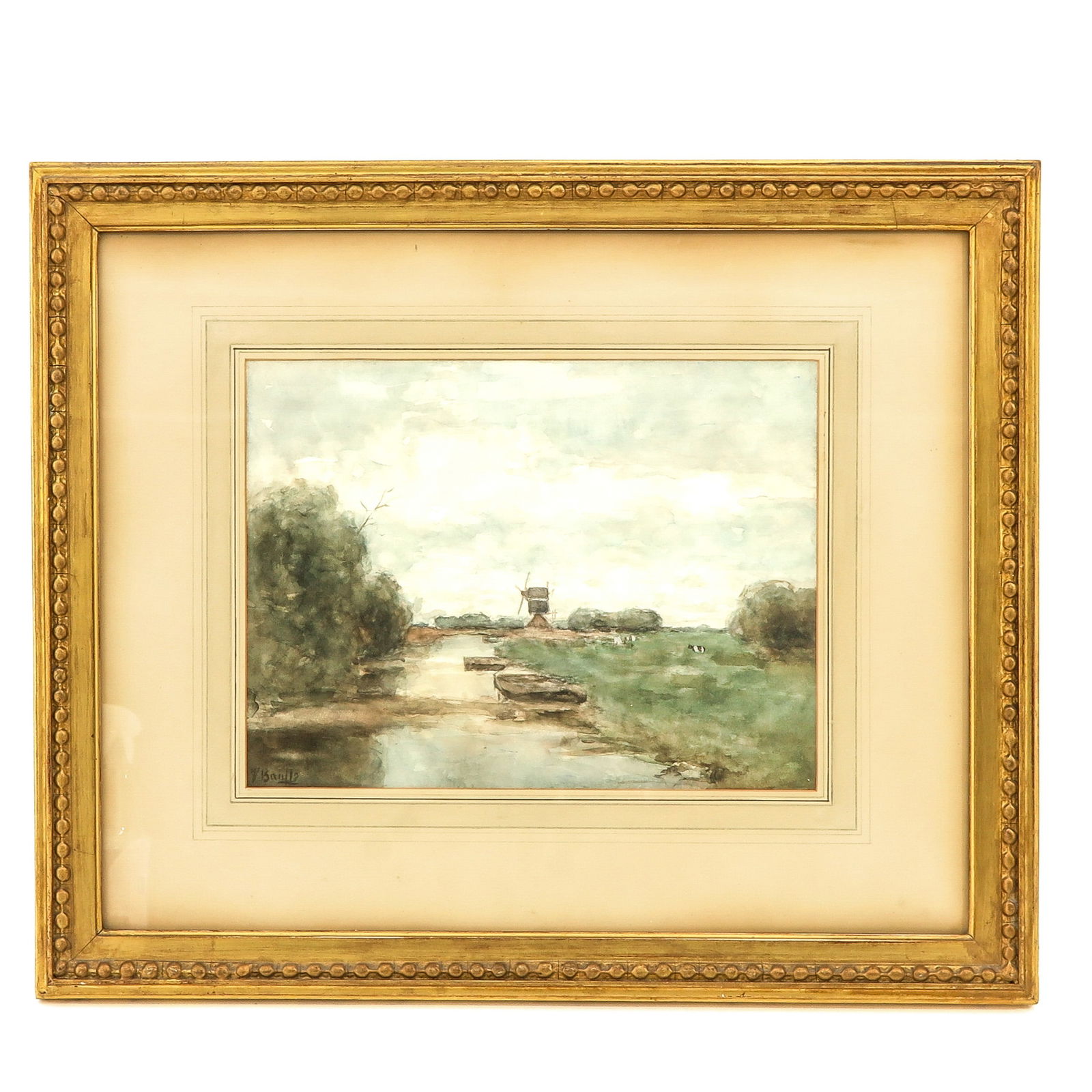 A Signed Watercolor (1 of 6)