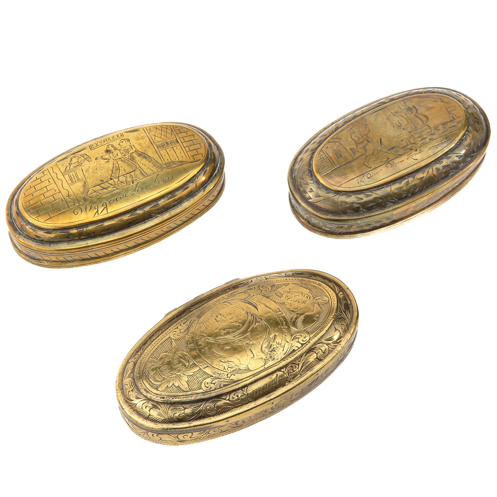 A Collection of 3 Tobacco Boxes (1 of 9)