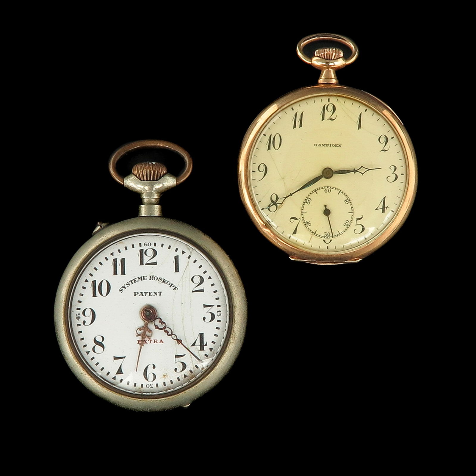 A Lot of 2 Pocket Watches (1 of 9)