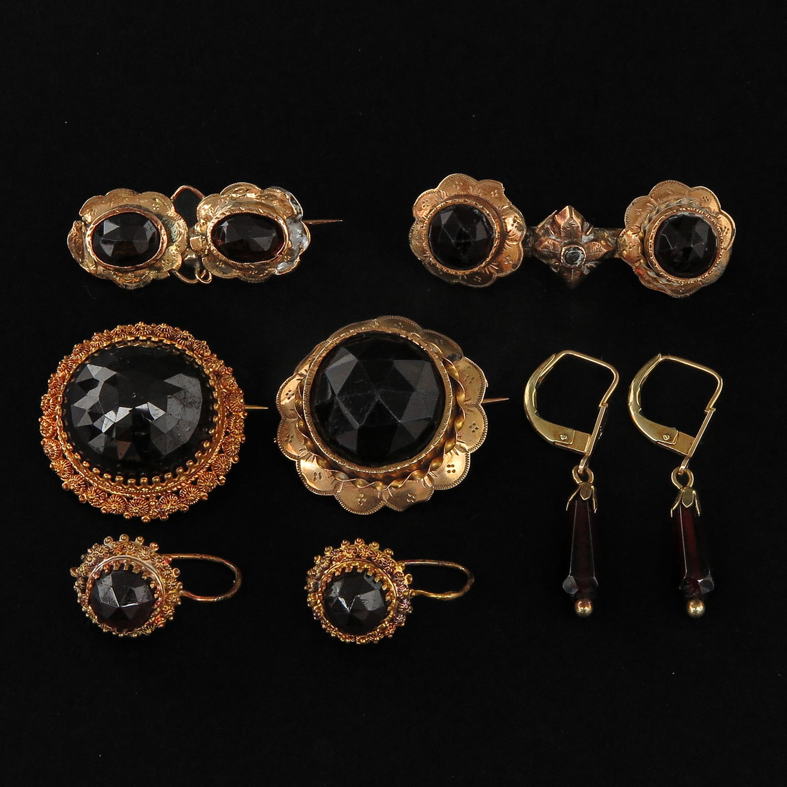 A Collection of Garnet Jewelry (1 of 7)