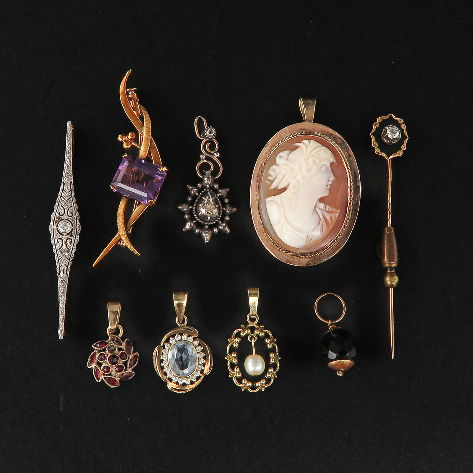 A Collection of Brooches and Pendants (1 of 8)
