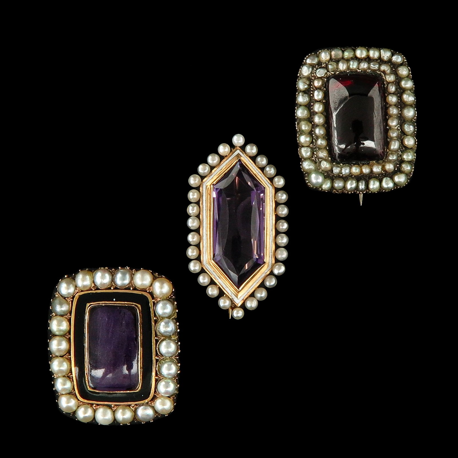 A Collection of 3 Brooches (1 of 9)