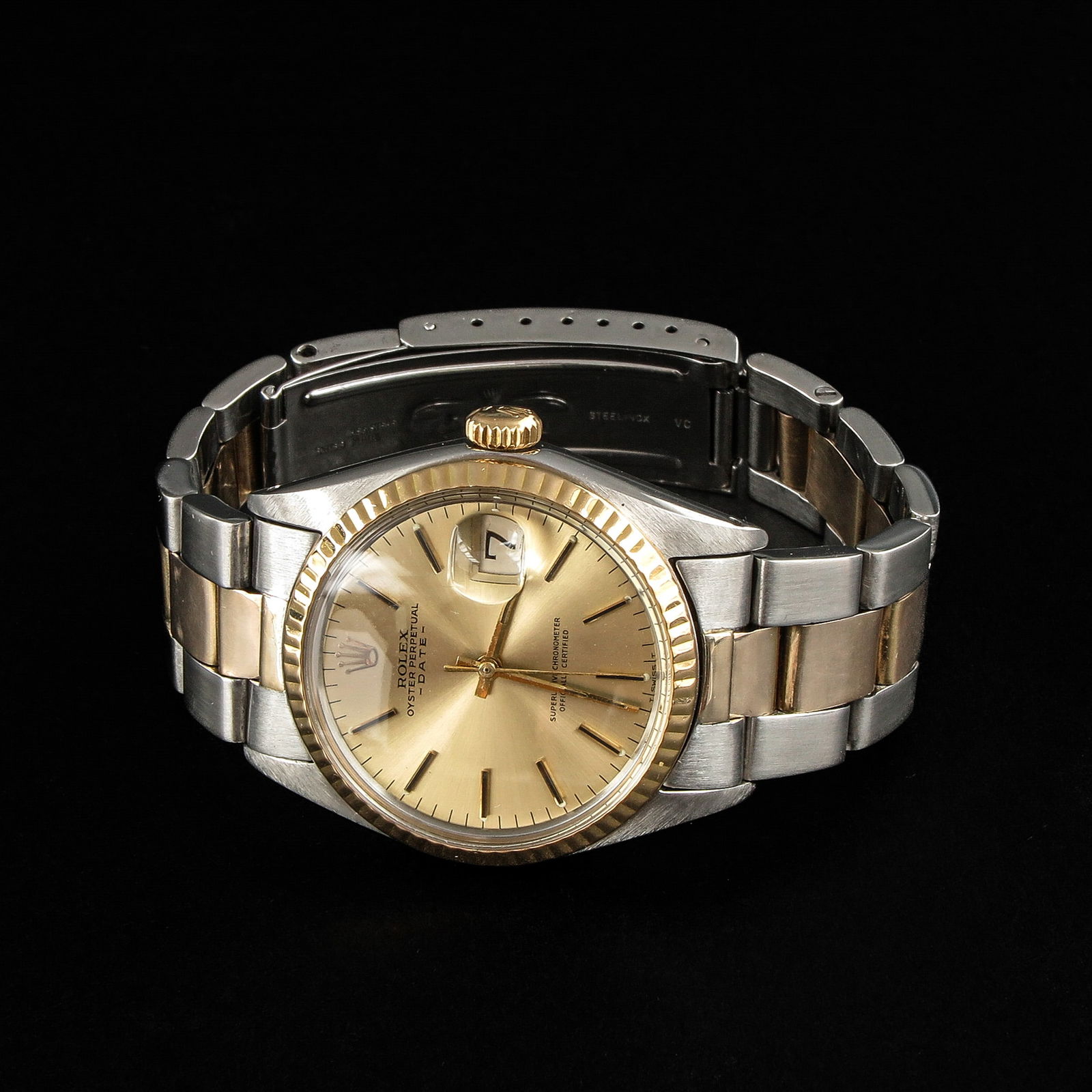 A Men's Rolex Watch: Brand Rolex, Oyster Perpetual, 1970, steel band, case diameter 34 mm.