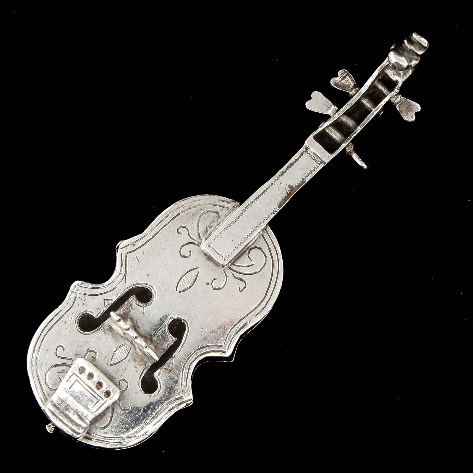 A Miniature Silver Violin (1 of 7)