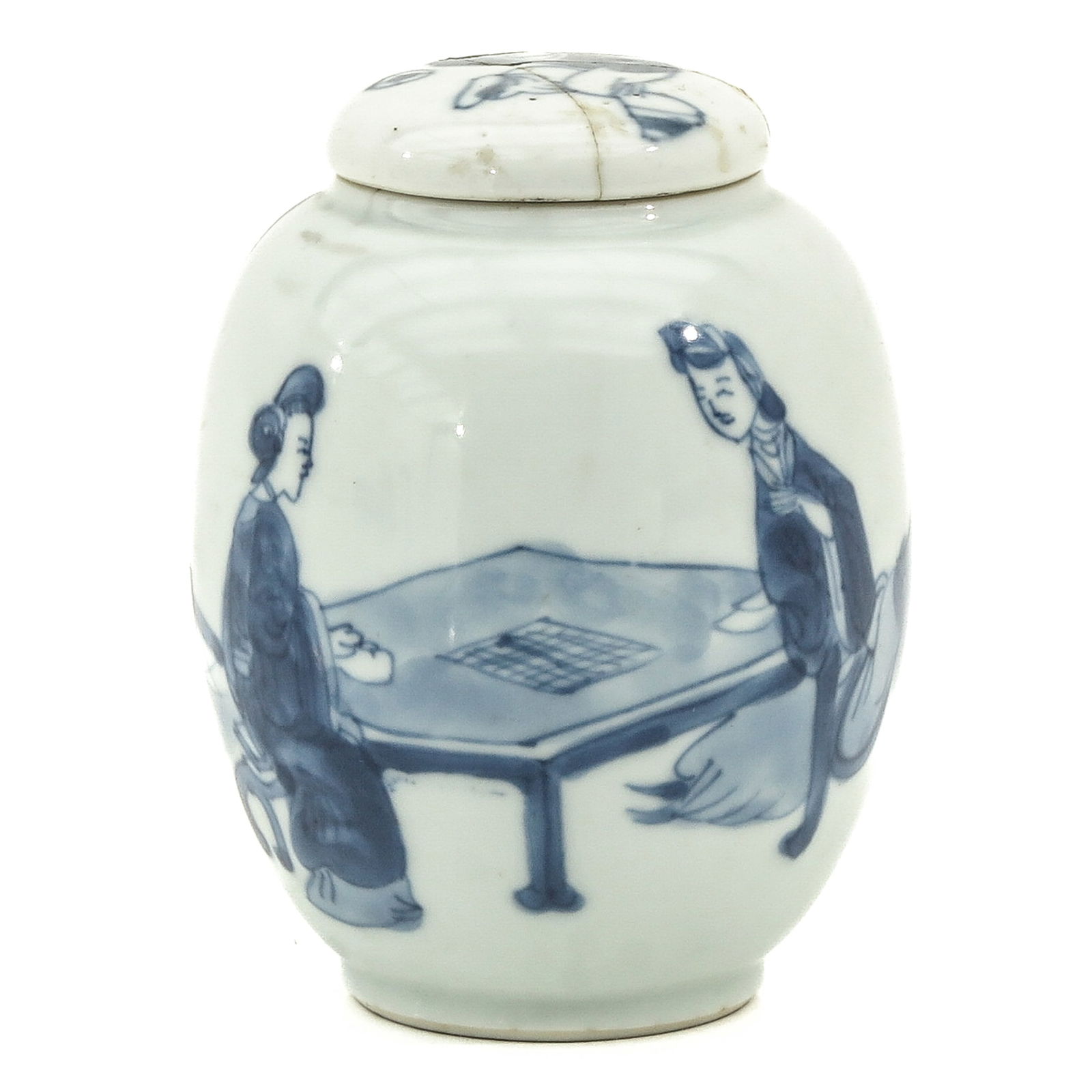 A Blue and White Tea Caddy (1 of 9)