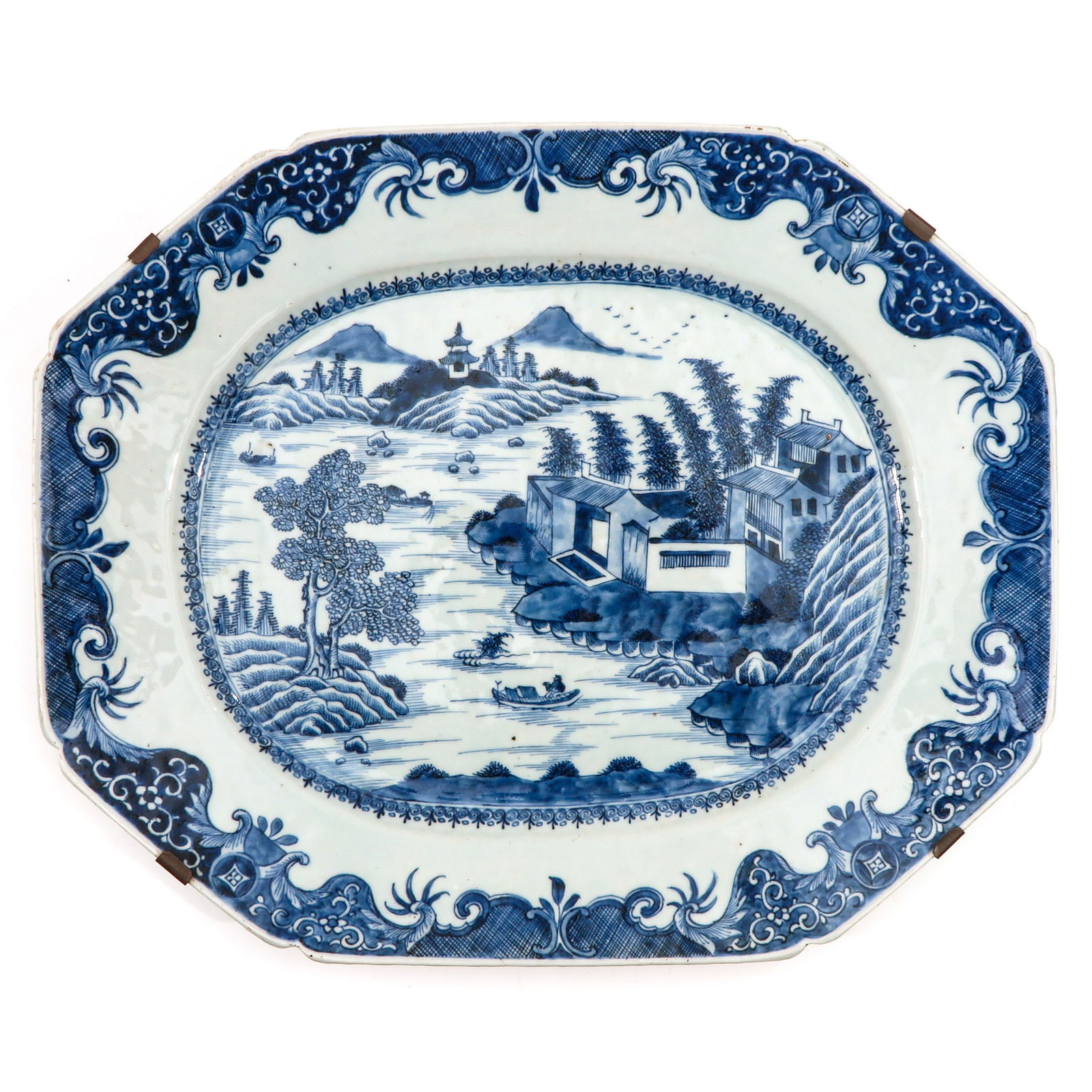 A Blue and White Serving Platter (1 of 7)