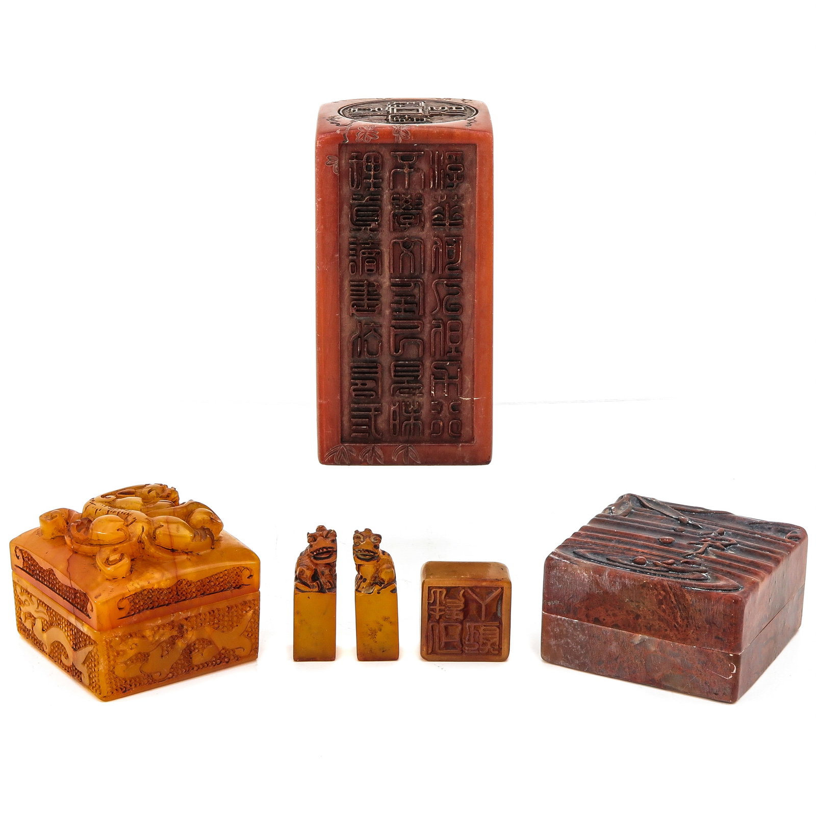 A Varied Collection of Seals: Including 3 seals, longest seal measures 12 cm.